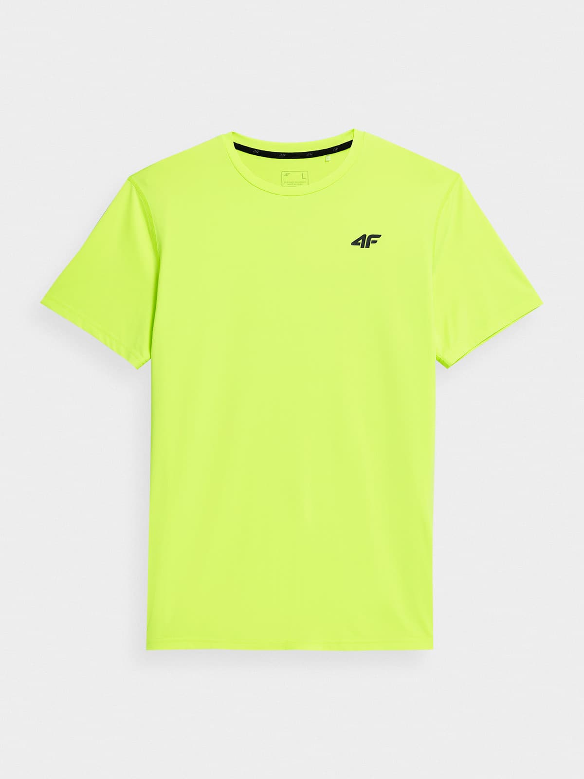 4F 4FSS23TFTSM259 CANARY GREEN NEON Pánské tričko US M 4FSS23TFTSM259 CANA GRE NE