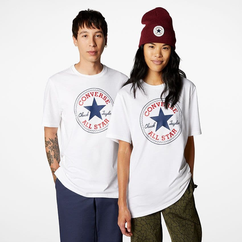 converse GO-TO ALL STAR PATCH LOGO STANDARD FIT T-SHIRT Unisex tričko US 2XL 10025459-A03 - náhled 1