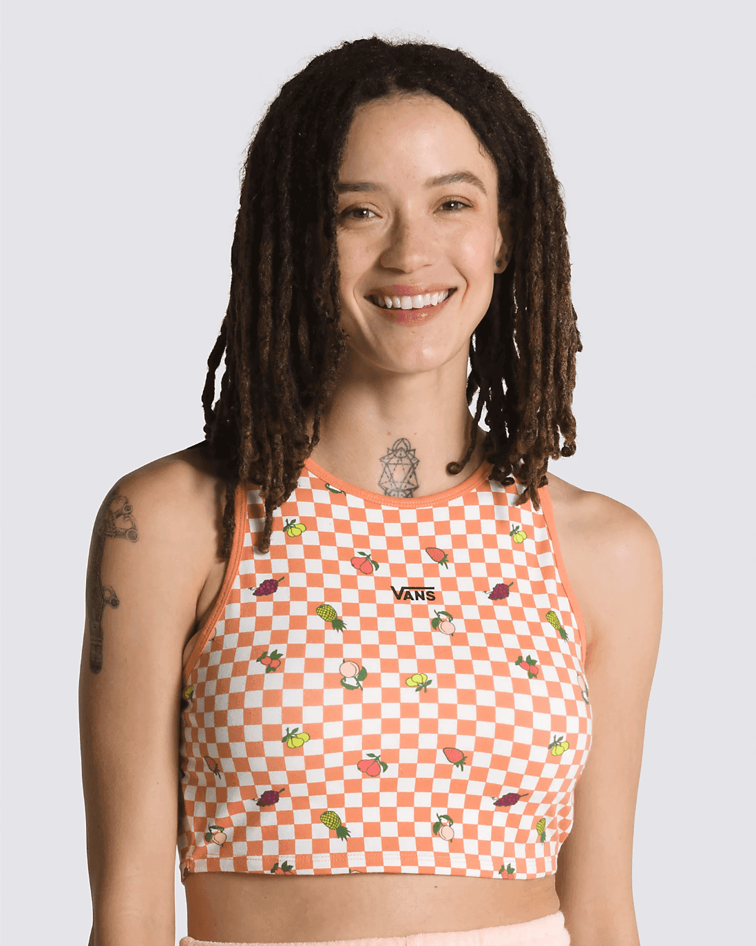 Vans LONGLINE RACERBACK PRINT BRALETTE Dámské tílko US L VN00073RBM51 - náhled 3