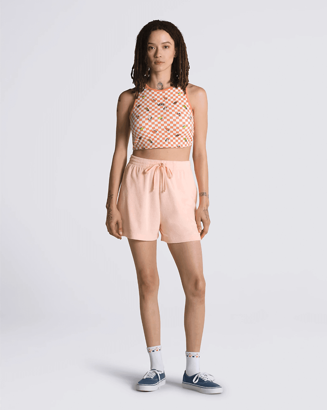 Vans LONGLINE RACERBACK PRINT BRALETTE Dámské tílko US L VN00073RBM51 - náhled 5