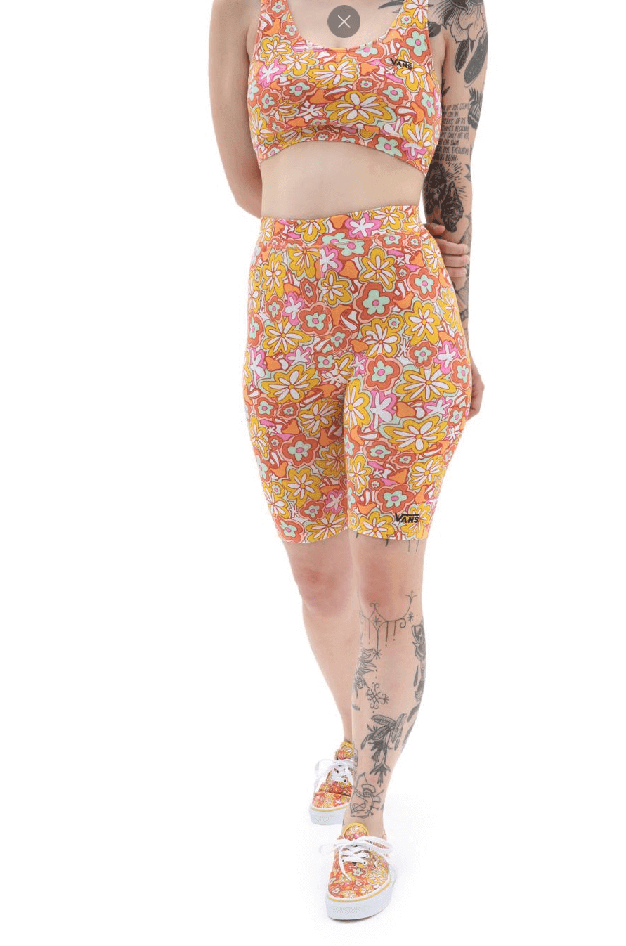 Vans WM FLYING V PRINT LEGGING SHORT Dámské legínové kraťasy US L VN0A7PNEBRW1 - náhled 3