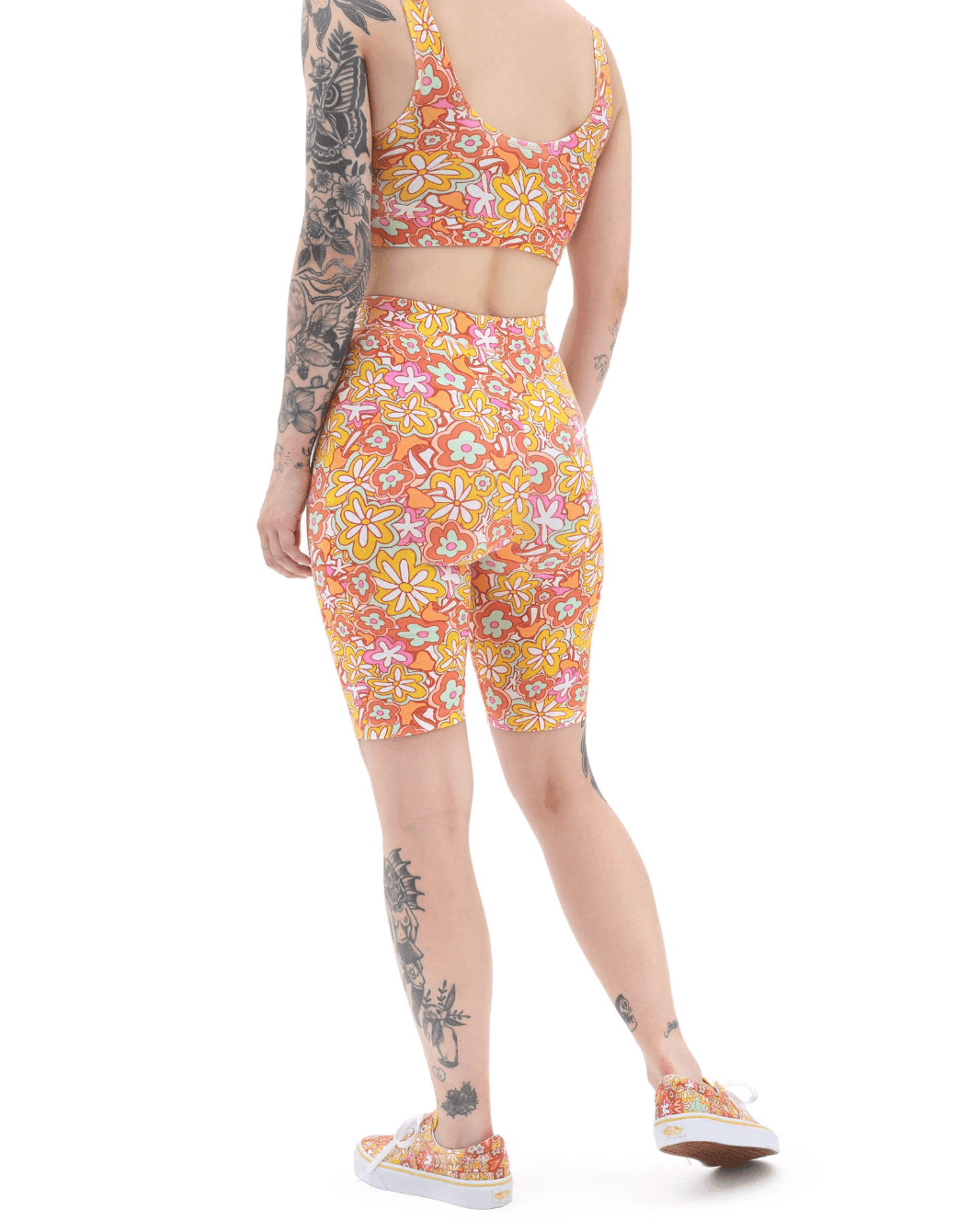 Vans WM FLYING V PRINT LEGGING SHORT Dámské legínové kraťasy US L VN0A7PNEBRW1 - náhled 4