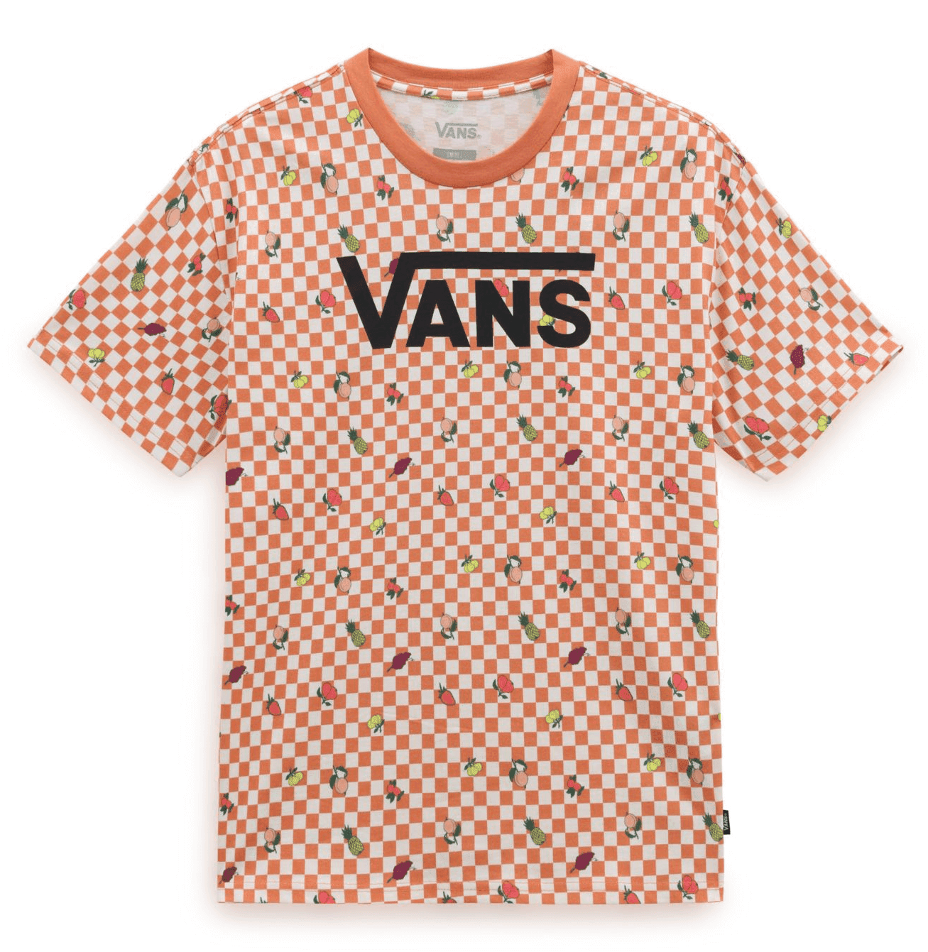 Vans FRUIT CHECKERBOARD OVERSIZED Dámské tričko US L VN0003V6BM51 - náhled 1