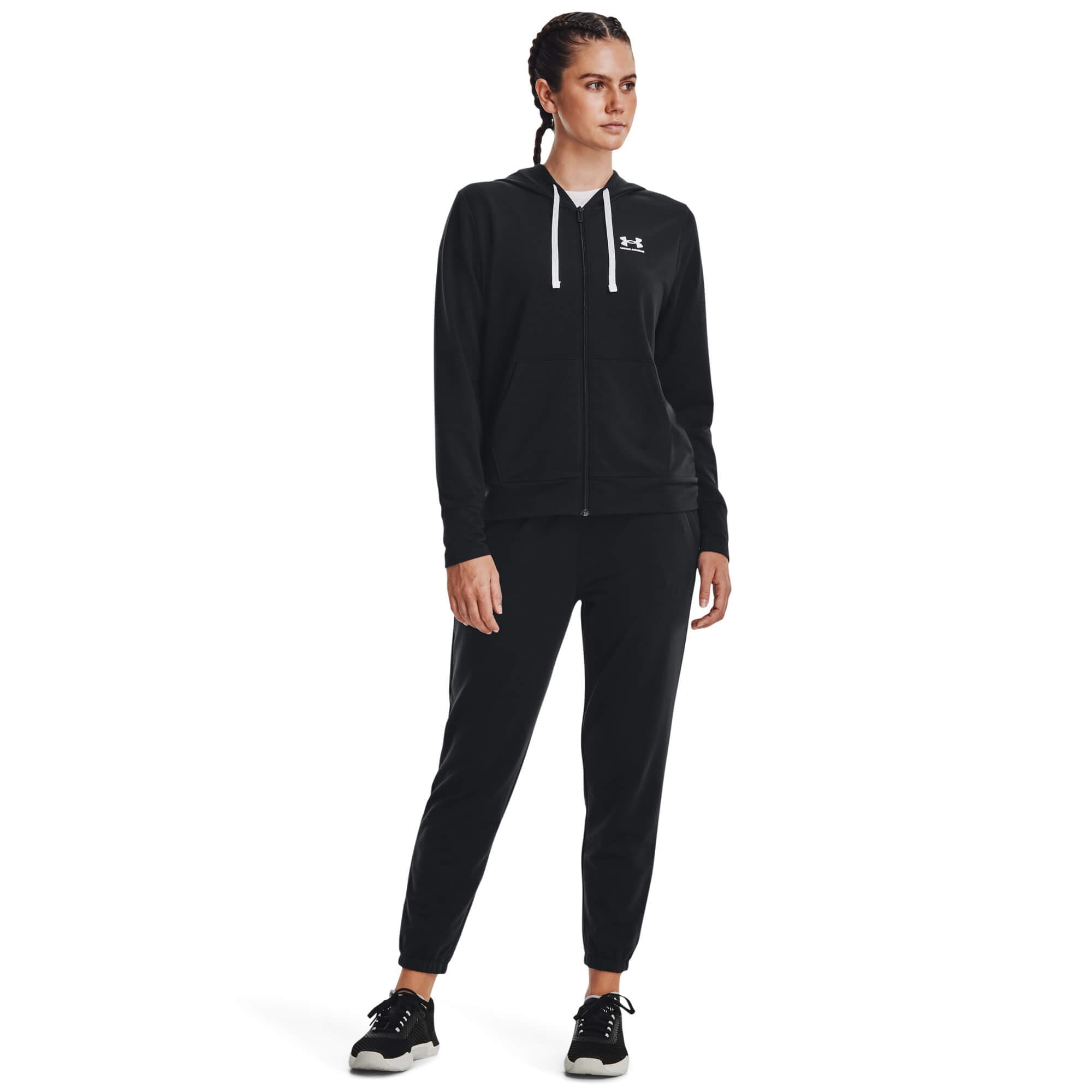 Under Armour Rival Terry Jogger Dámské tepláky US L 1369854-001 - náhled 3