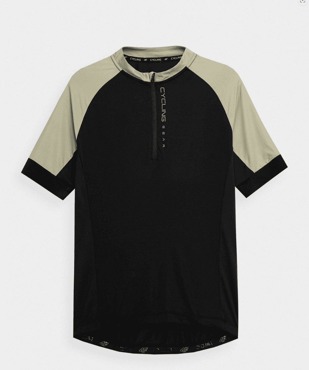 4F 4FSS23TFTSM172 DEEP BLACK Pánský cyklistický dres US L 4FSS23TFTSM172 DEEP BLACK