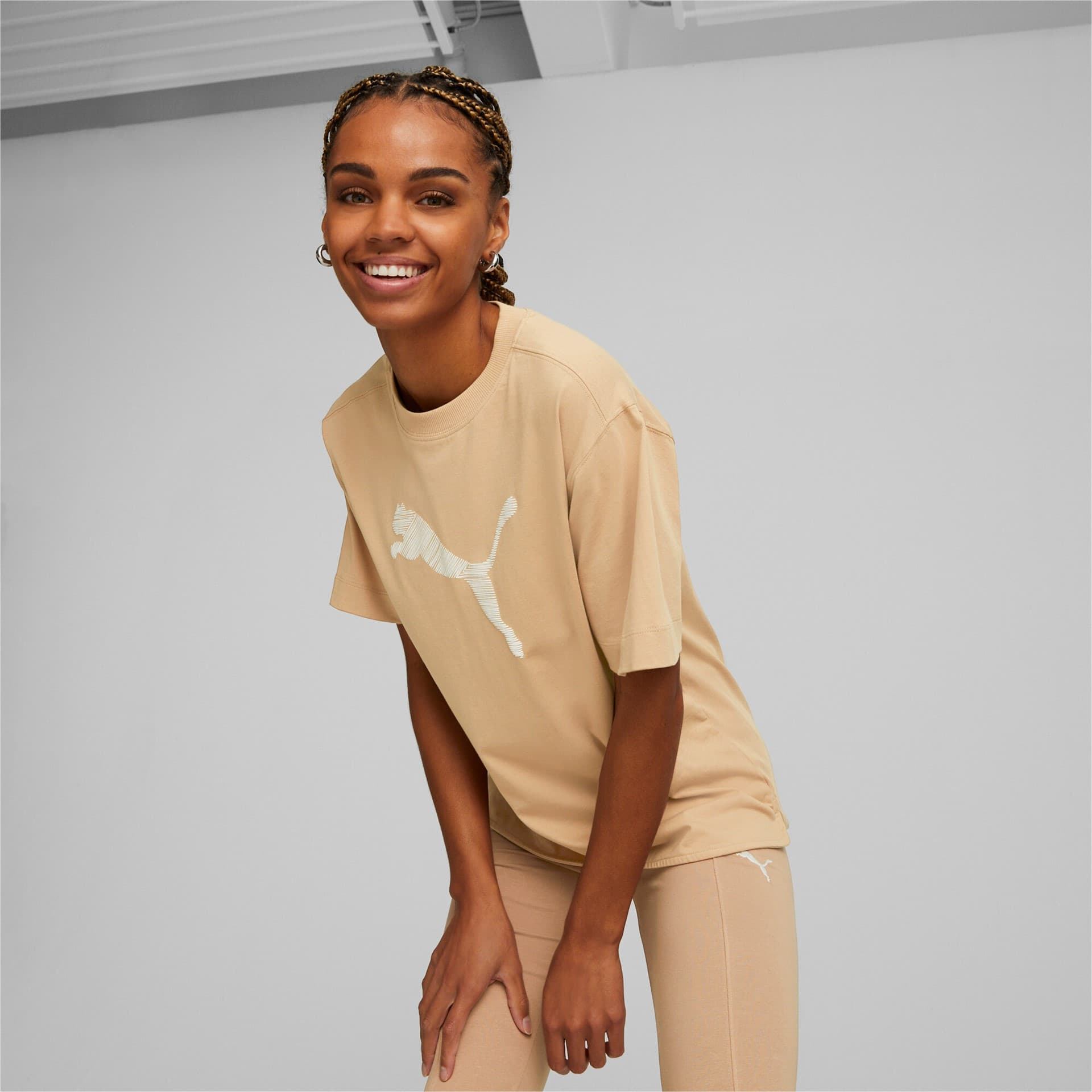 Puma HER Tee Dámské tričko US L 673107-89 - náhled 3
