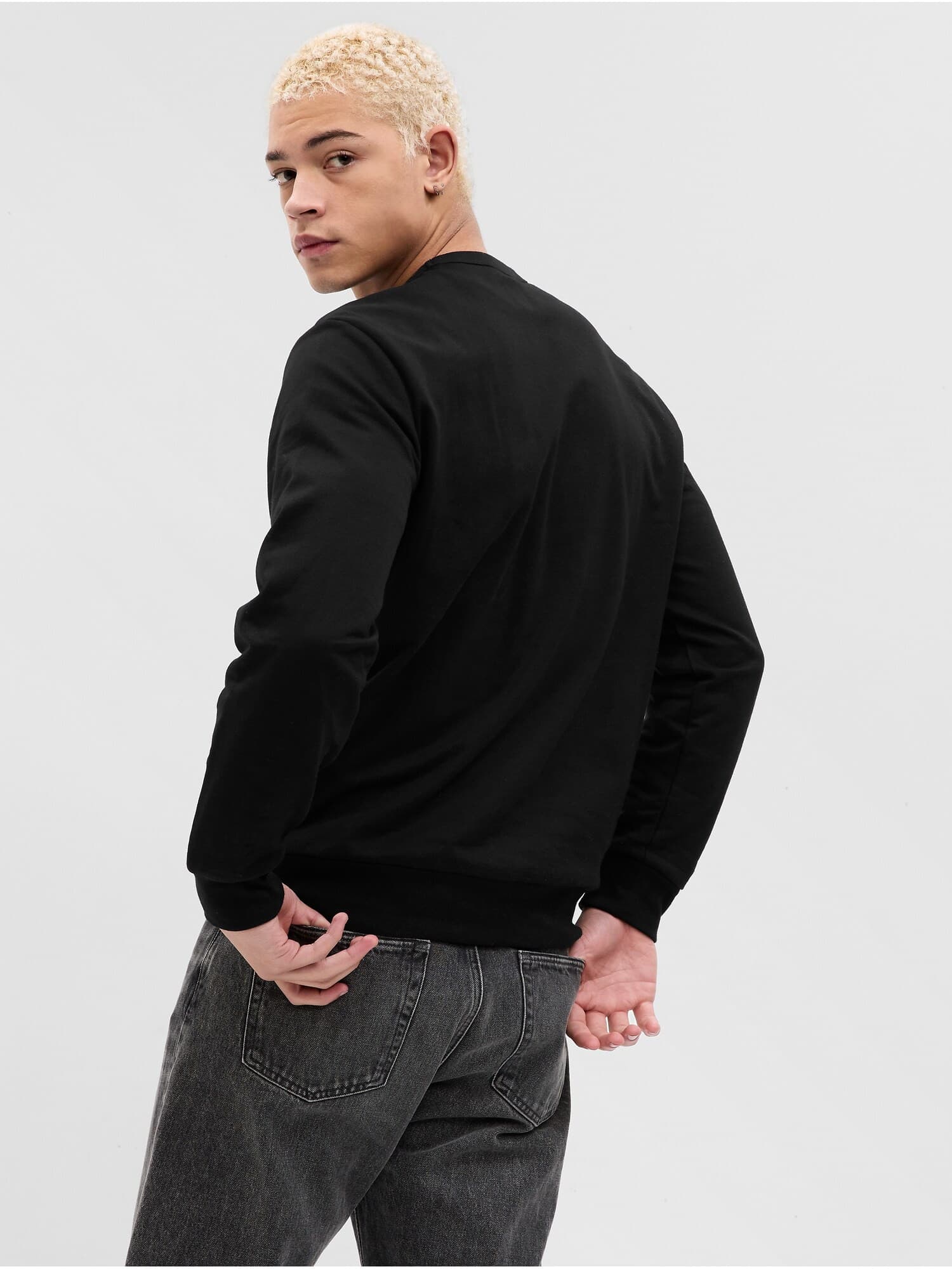 GAP V-LW DB FLEECE Pánská mikina US S 427434-04 - náhled 3
