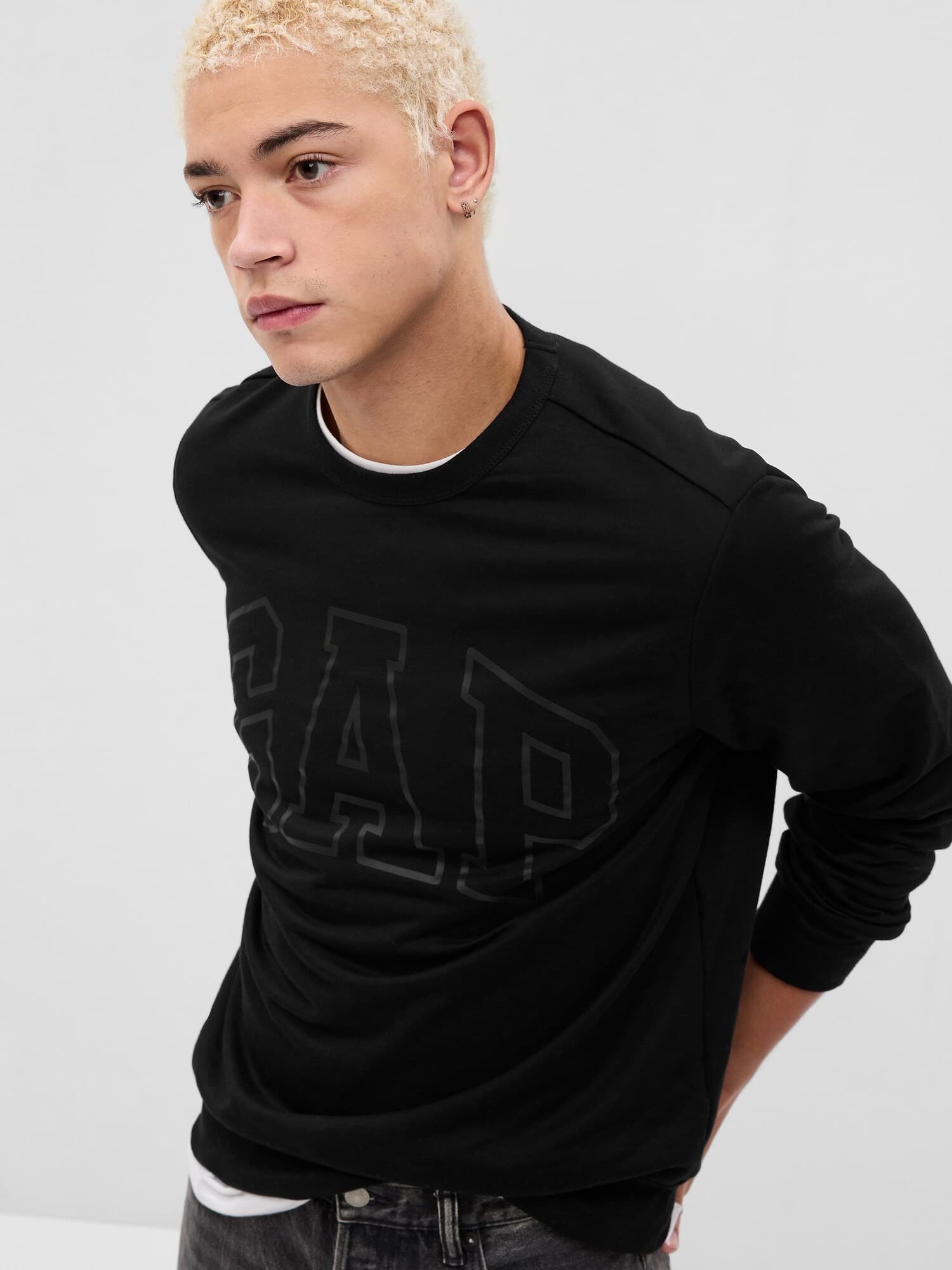 GAP V-LW DB FLEECE Pánská mikina US S 427434-04 - náhled 2