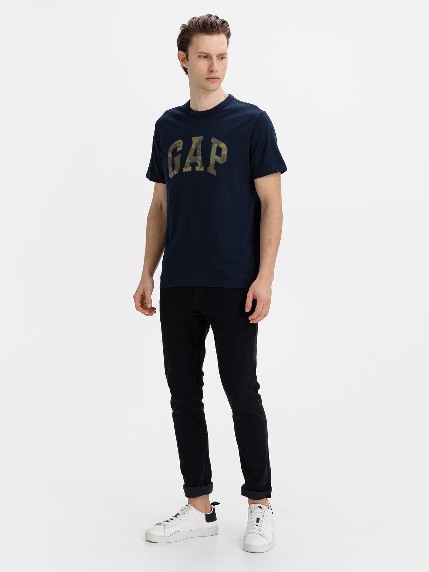 GAP V-SS CAMO ARCH LOGO TEE Pánské tričko US L 500039-00 - náhled 3