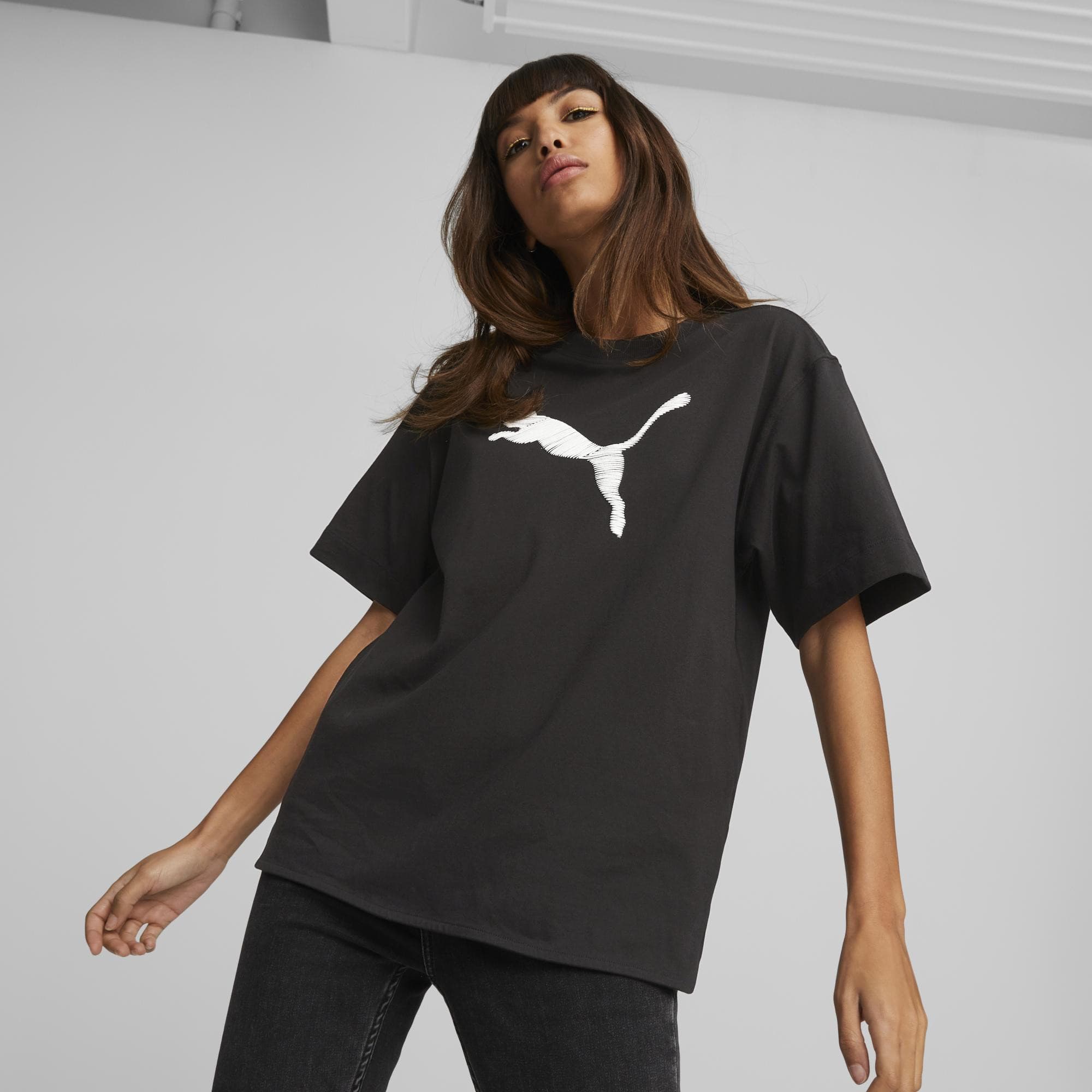 Puma HER Tee Dámské tričko US M 673107-01 - náhled 3