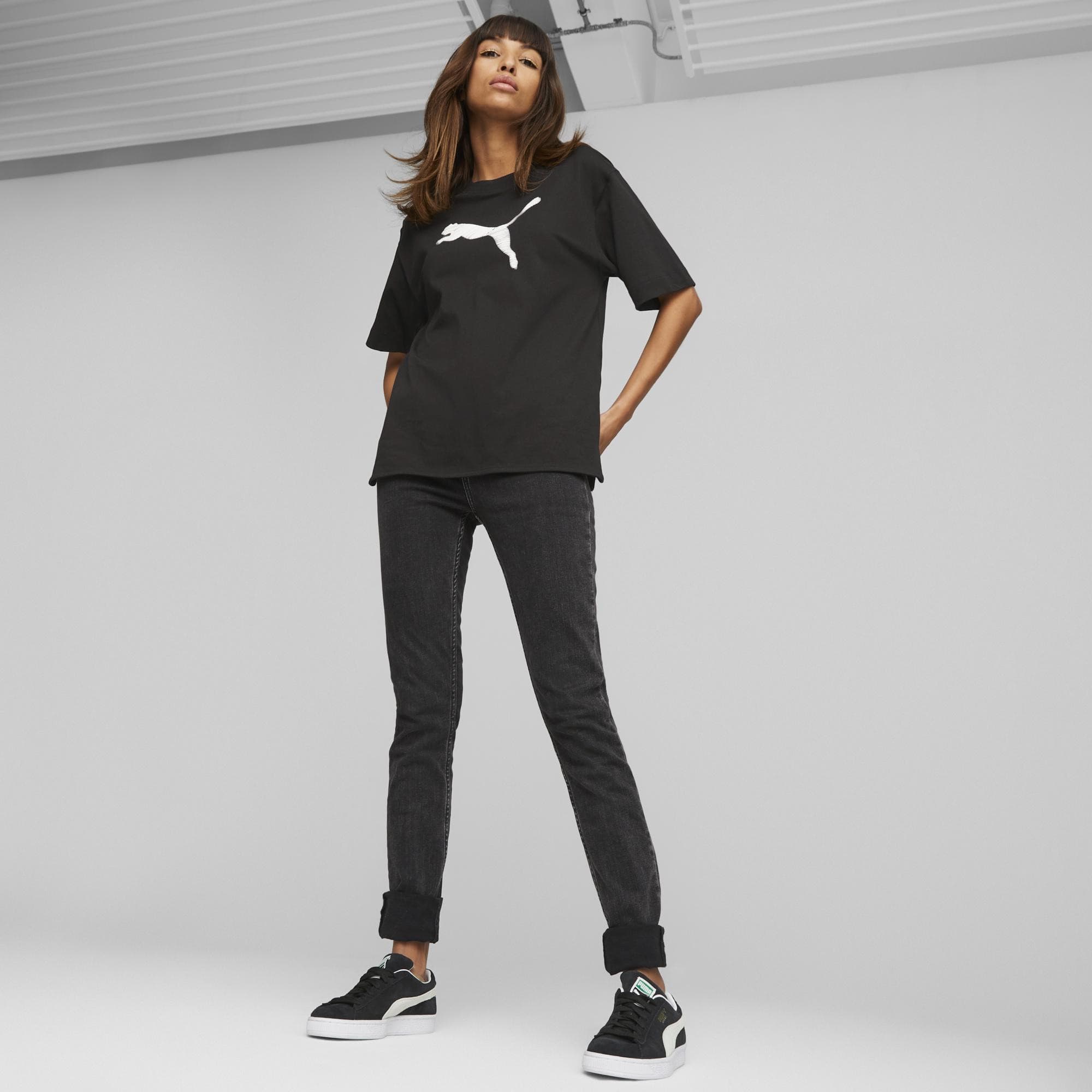 Puma HER Tee Dámské tričko US M 673107-01 - náhled 5
