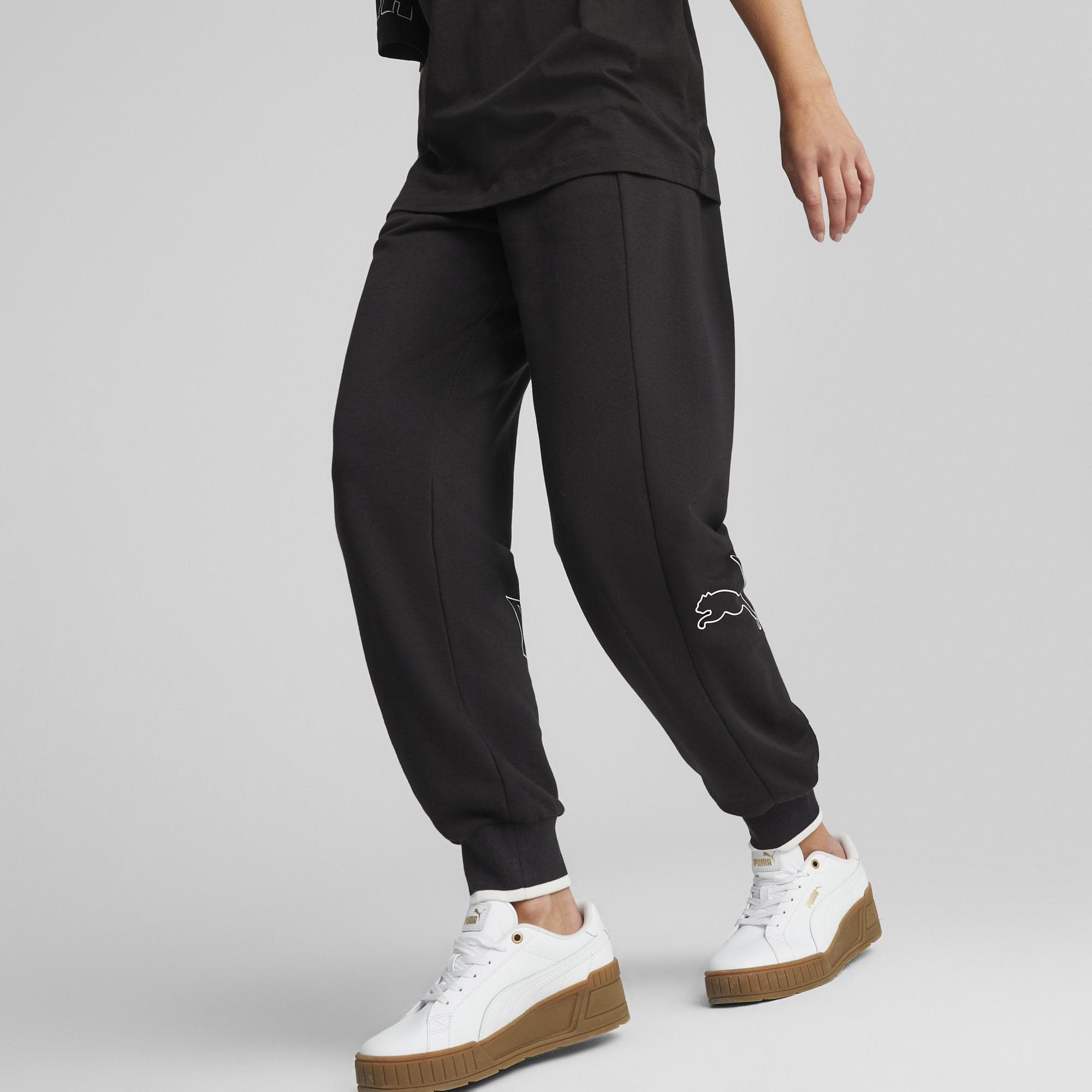 Puma POWER Colorblock Pants Dámské tepláky US L 673639-01 - náhled 3
