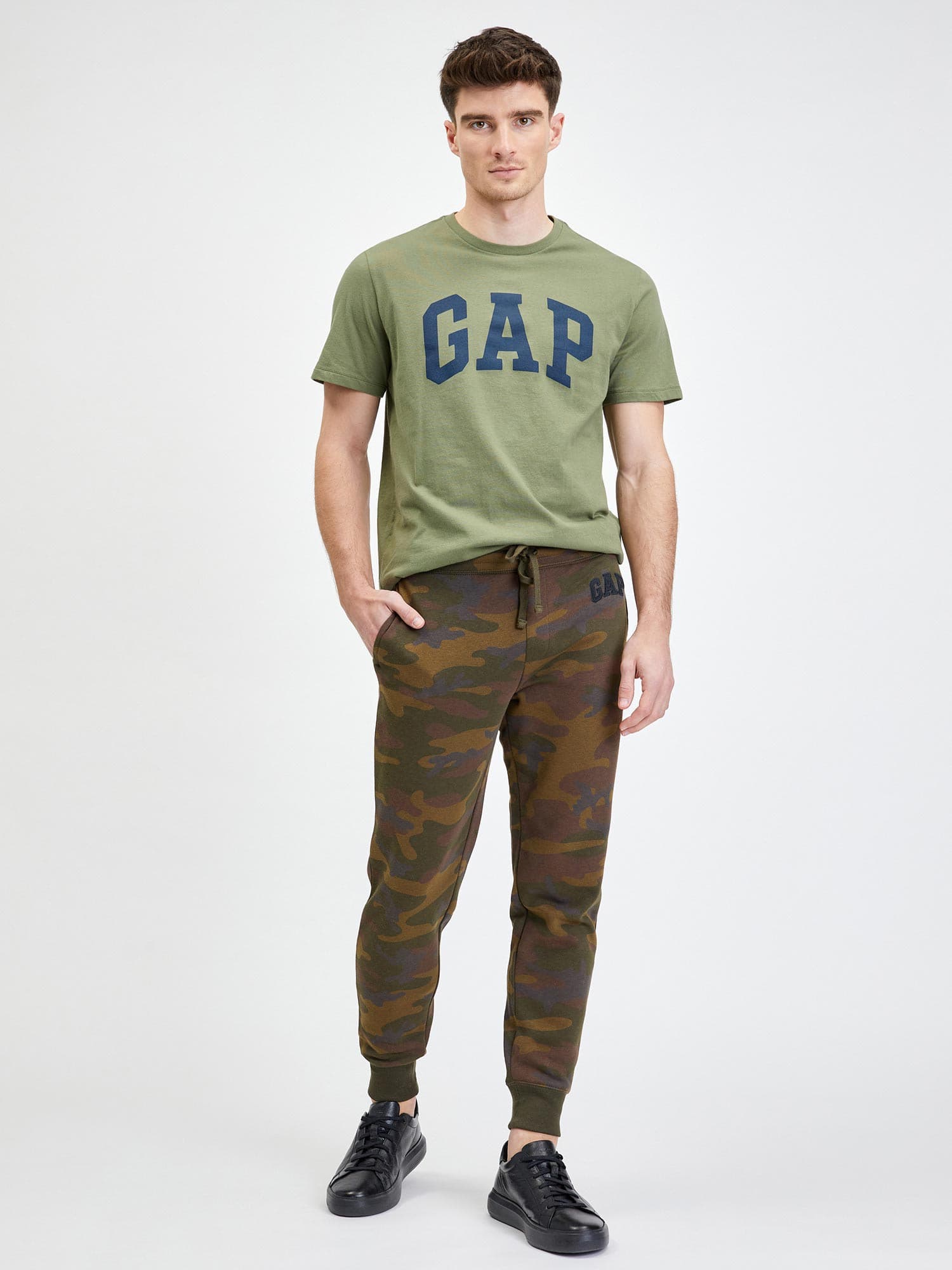 GAP V-HERITAGE LOGO JOGGER Pánské tepláky US M 804257-01 - náhled 3