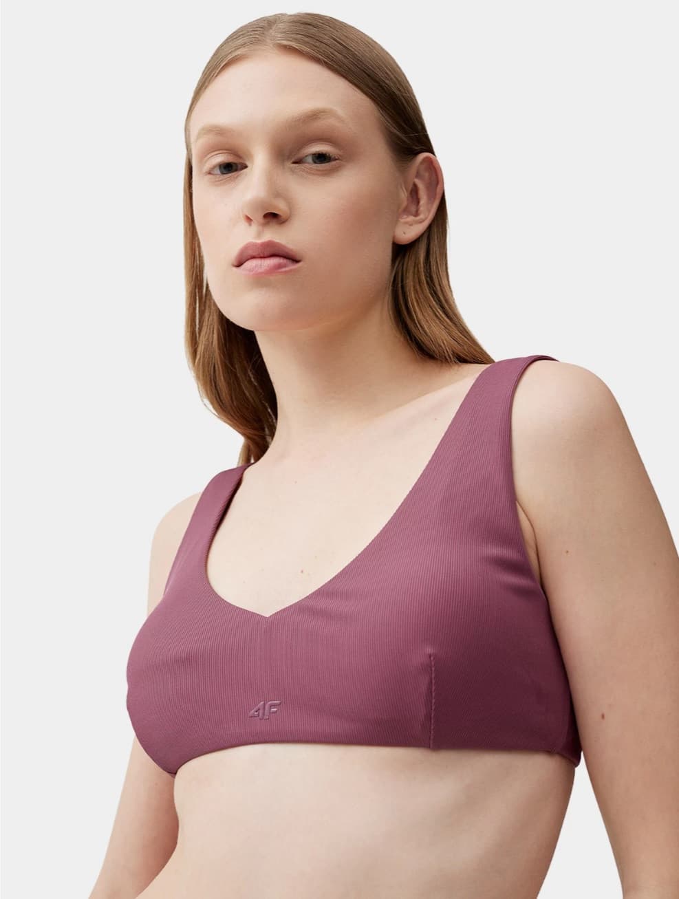 4F 4FSS23UBKTF024 DARK PINK Horní díl plavek US L 4FSS23UBKTF024 DARK PINK - náhled 2