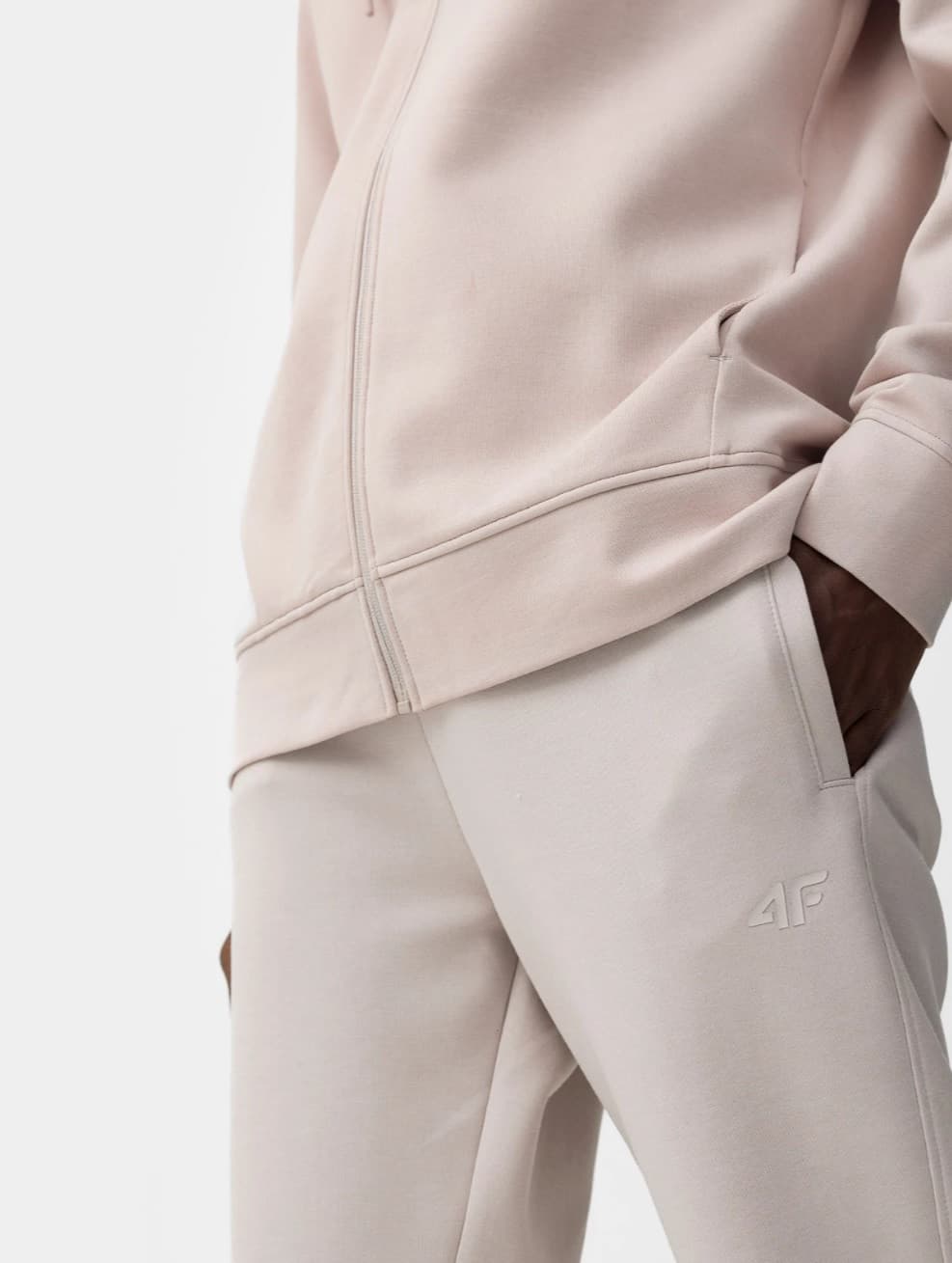 4F 4FSS23TTROM137 BEIGE Pánské tepláky US 3XL 4FSS23TTROM137 BEIGE - náhled 4