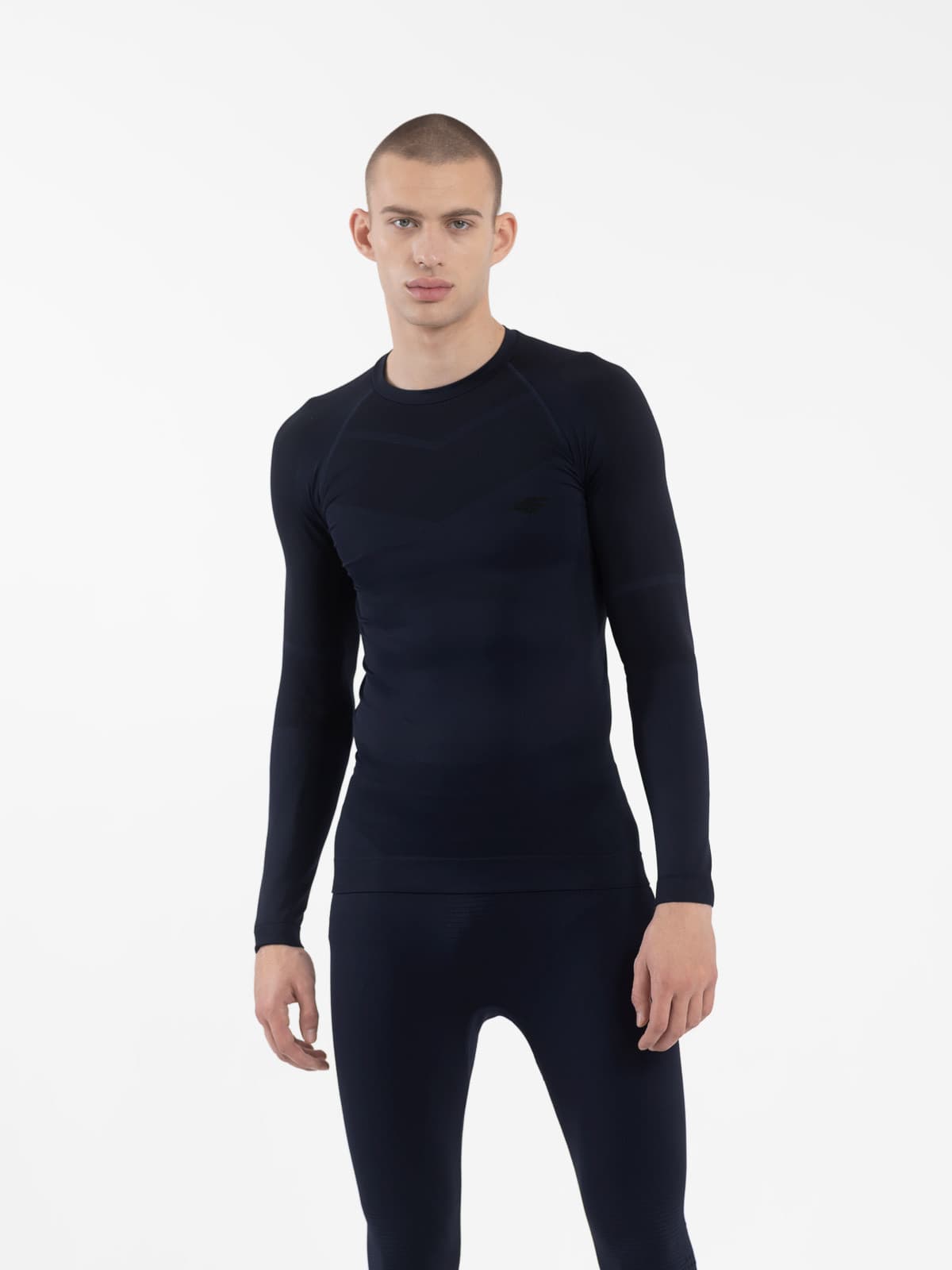 4F 4FAW23USEAM103 NAVY Pánské termo tričko US L/XL 4FAW23USEAM103 NAVY - náhled 3