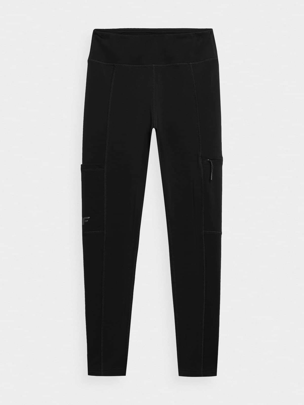 4F 4FAW23TFTRF404 DEEP BLACK Dámské trekingové legíny US L 4FAW23TFTRF404 DEEP BLACK - náhled 1