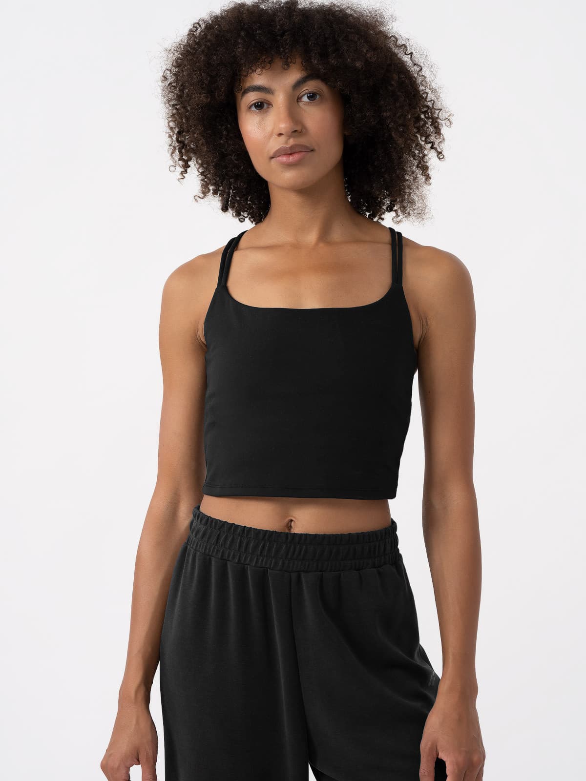 4F 4FAW23TFTSF453 ANTHRACITE Dámské tílko na jógu US L 4FAW23TFTSF453 ANTHRACITE - náhled 1
