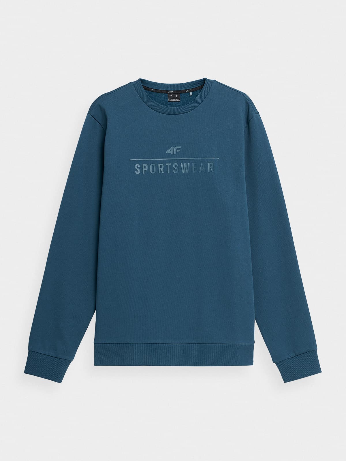 4F 4FAW23TSWSM692 DENIM Pánská mikina US L 4FAW23TSWSM692 DENIM
