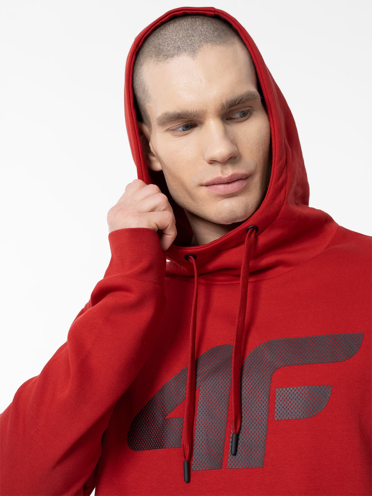4F 4FAW23TSWSM694 RED Pánská mikina US 3XL 4FAW23TSWSM694 RED - náhled 3