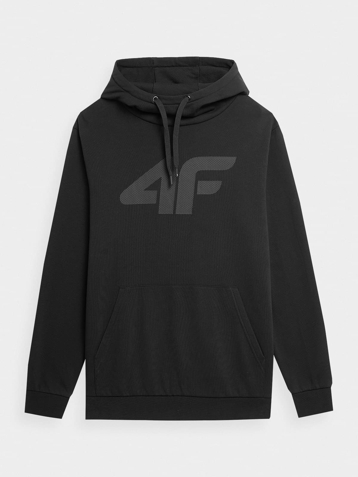 4F 4FAW23TSWSM694 DEEP BLACK Pánská mikina US L 4FAW23TSWSM694 DEEP BLACK