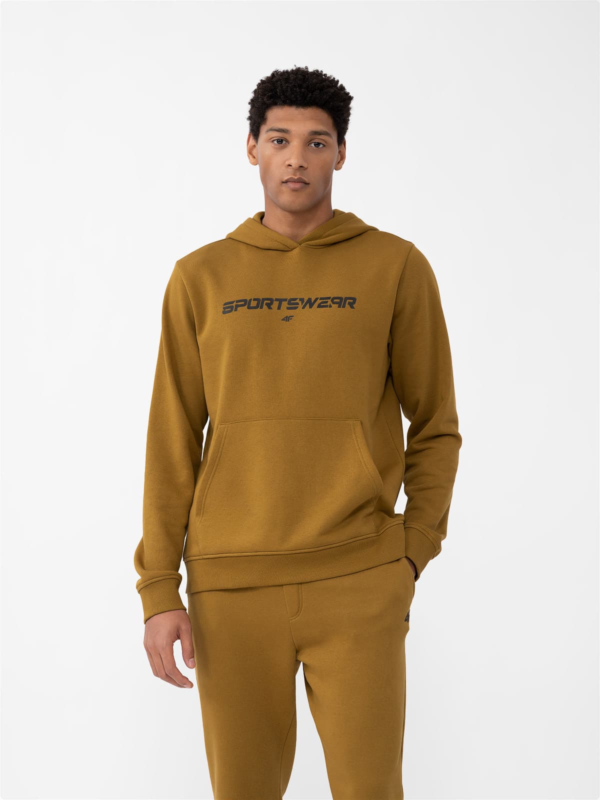 4F 4FAW23TSWSM0773 GOLD Pánská mikina US 3XL 4FAW23TSWSM0773 GOLD - náhled 1