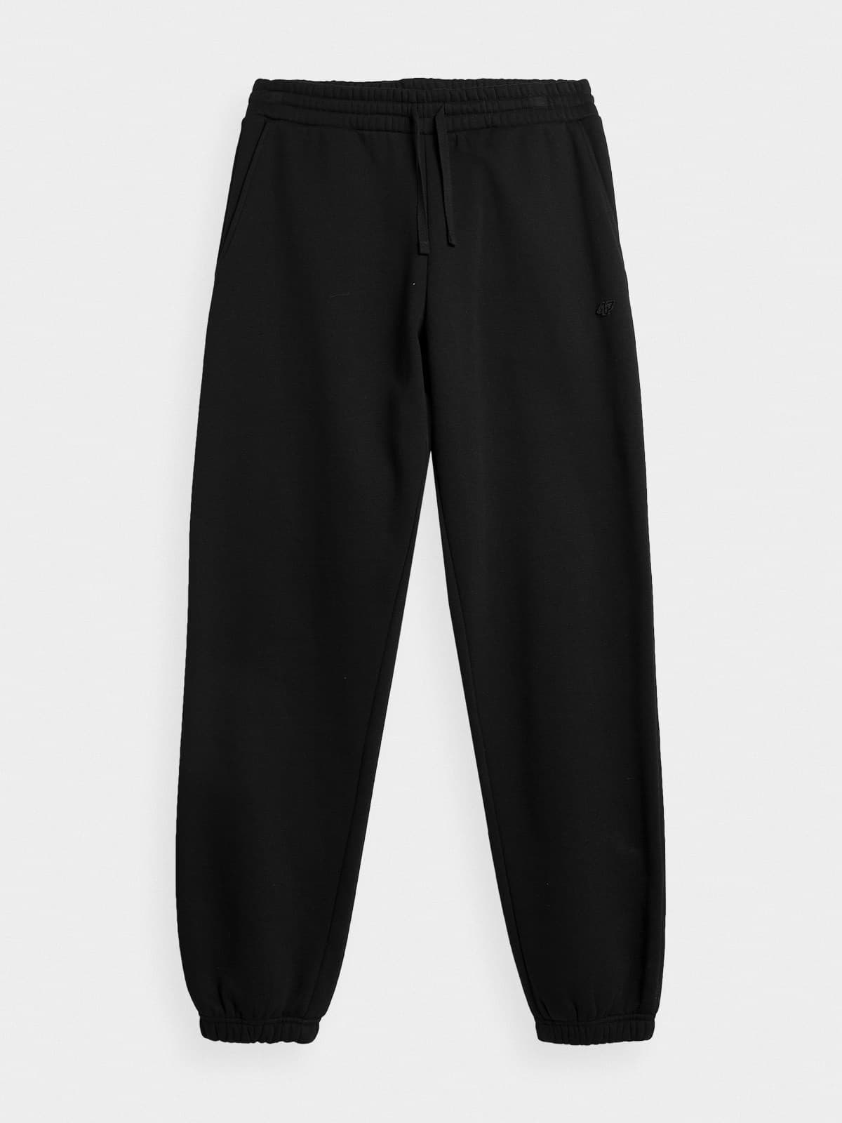 4F 4FAW23TTROU460 DEEP BLACK Unisex tepláky US L 4FAW23TTROU460 DEEP BLACK - náhled 2