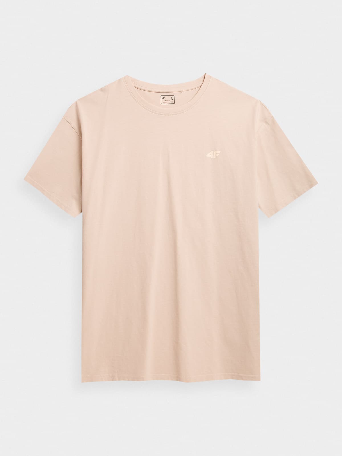 4F 4FAW23TTSHU0885 BEIGE Unisex tričko US M 4FAW23TTSHU0885 BEIGE - náhled 3