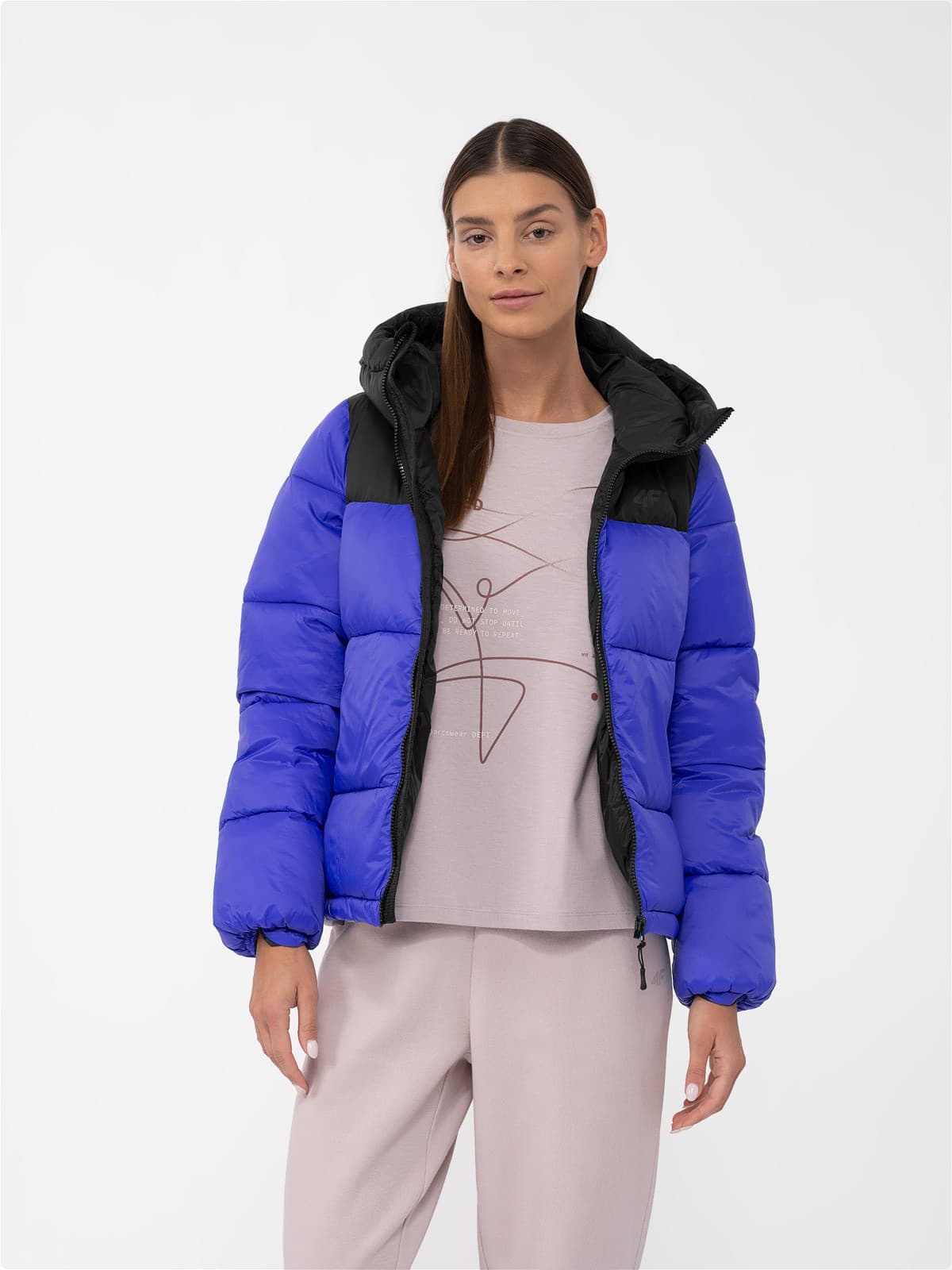 4F 4FAW23TDJAF230 COBALT Dámská bunda US L 4FAW23TDJAF230 COBALT - náhled 1