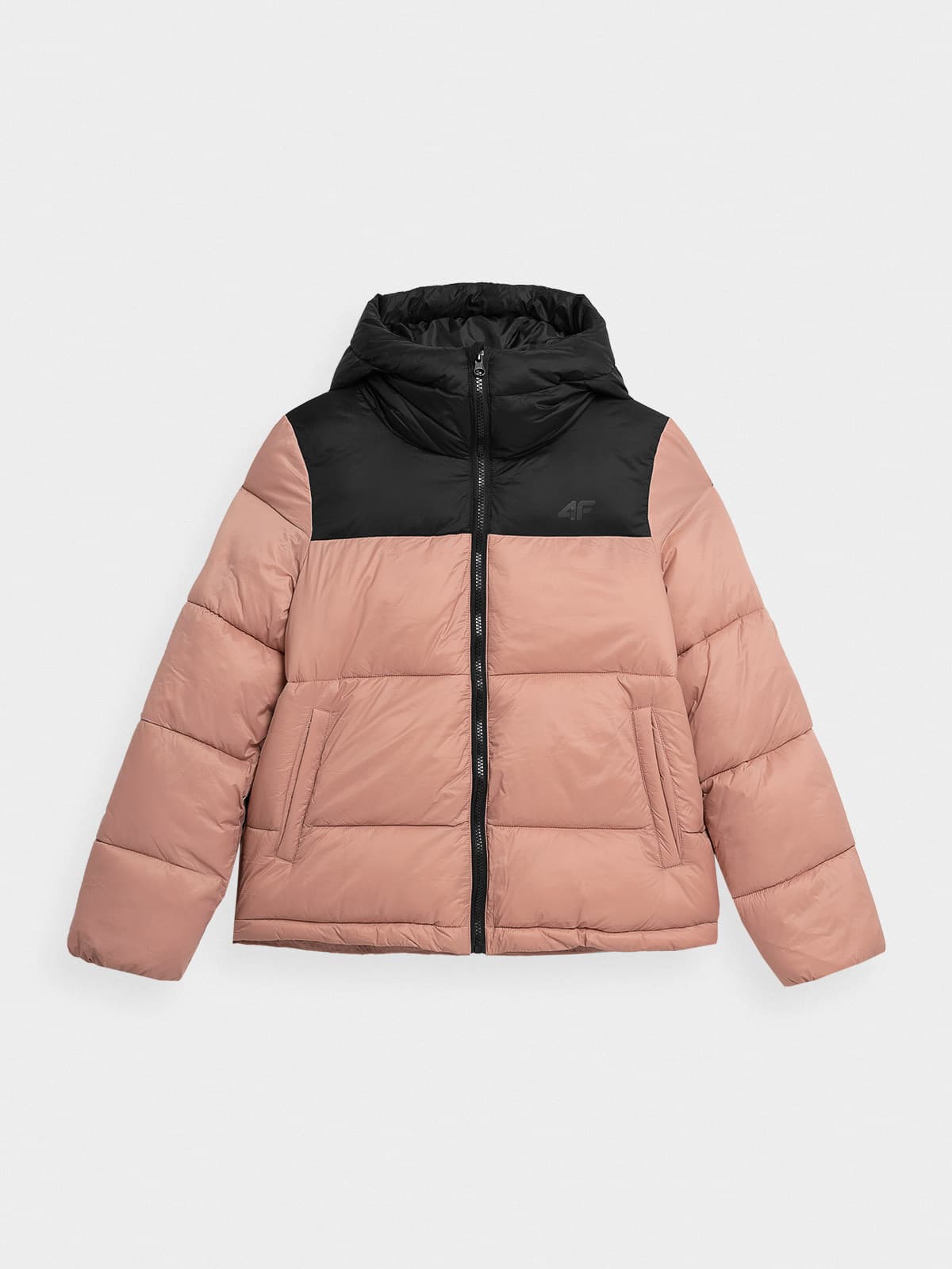 4F 4FAW23TDJAF230 SALMON CORAL Dámská bunda US L 4FAW23TDJAF230 SALMON CORAL