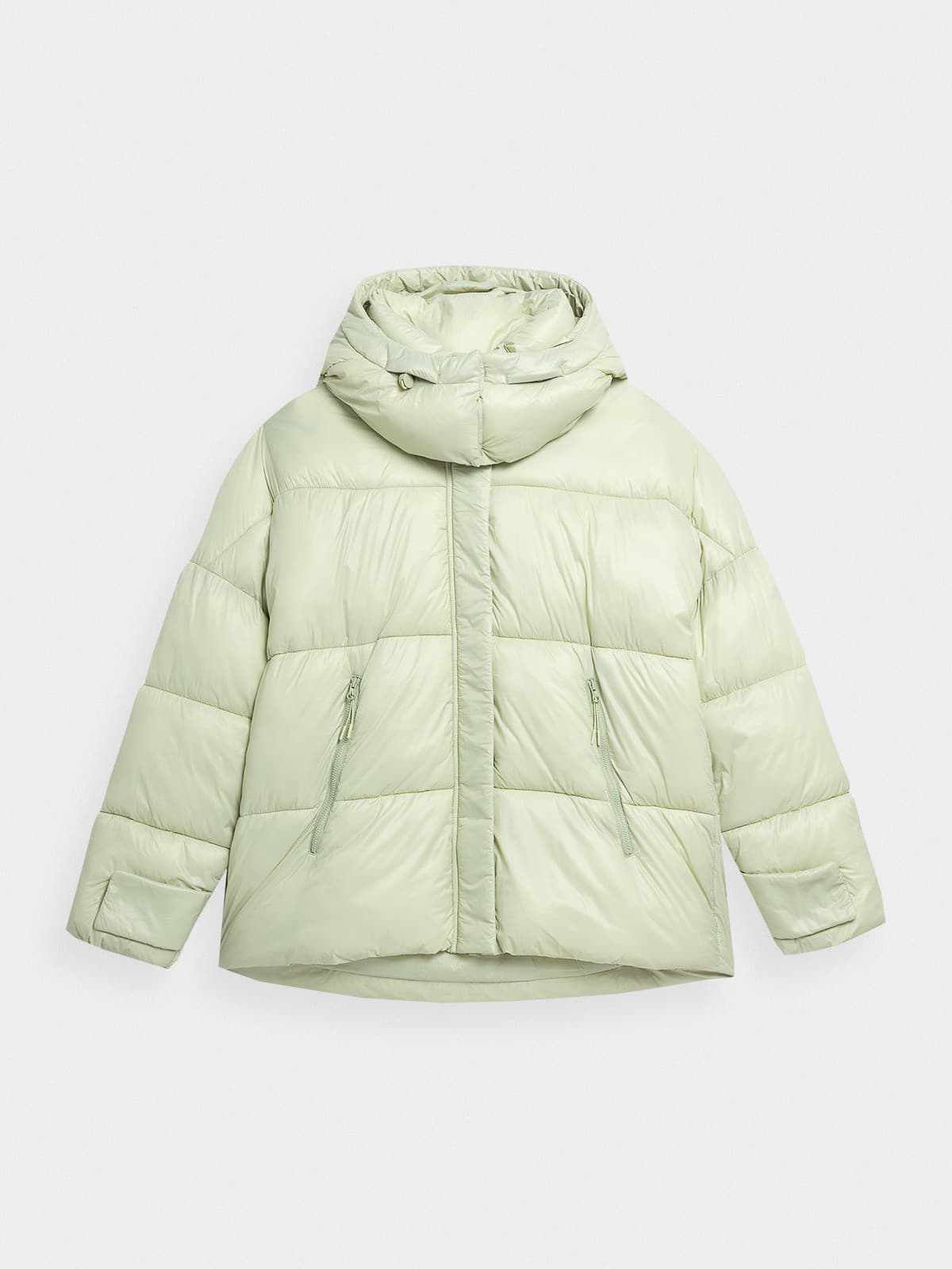 4F 4FAW23TDJAF231 LIGHT GREEN Dámská bunda US L 4FAW23TDJAF231 LIGHT GREEN