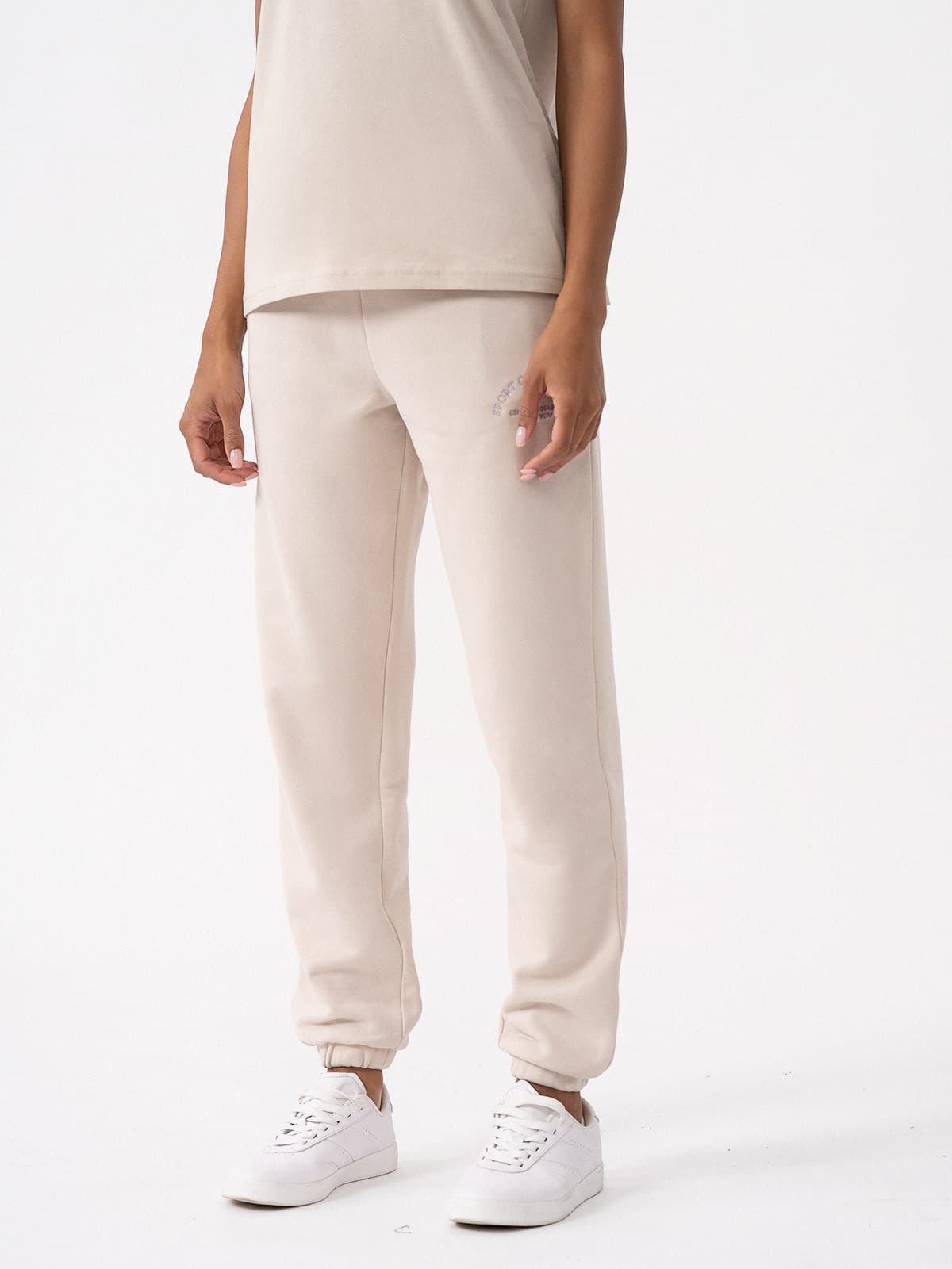 4F 4FAW23TTROF472 BEIGE Dámské tepláky US L 4FAW23TTROF472 BEIGE - náhled 1