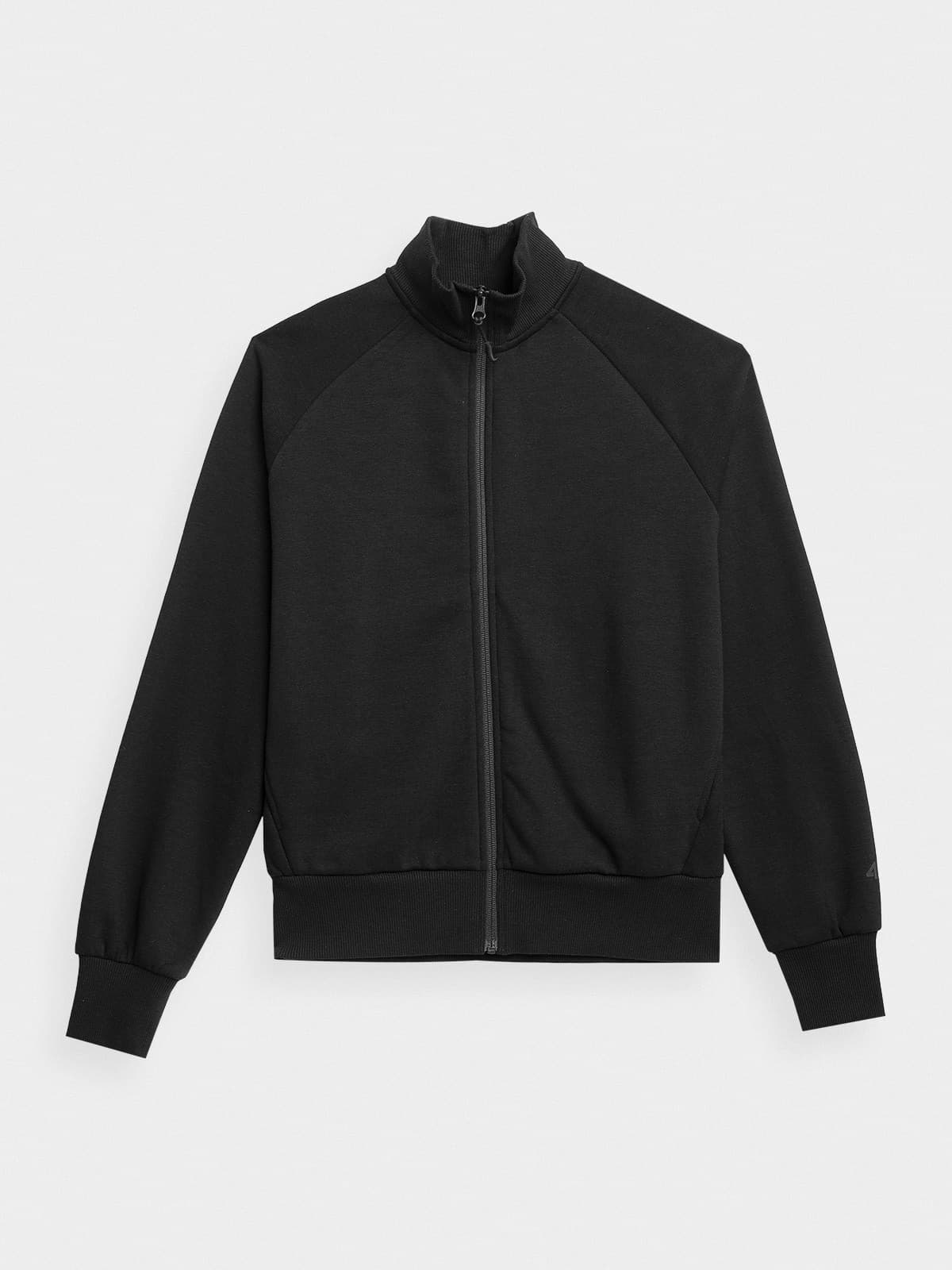 4F 4FAW23TSWSF0784 DEEP BLACK Dámská mikina US L 4FAW23TSWSF0784 DEEP BLACK