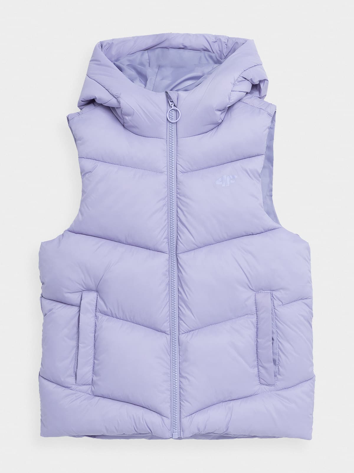 4F 4FJAW23TVJAF045 LIGHT BLUE Dětská vesta EU 122 4FJAW23TVJAF045 LIGHT BLUE