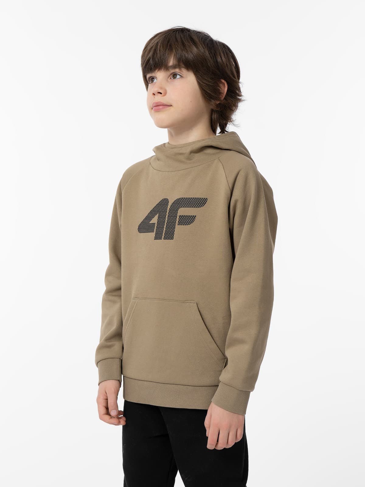 4F 4FJAW23TSWSM626 BEIGE Dětská mikina EU 122 4FJAW23TSWSM626 BEIGE - náhled 1