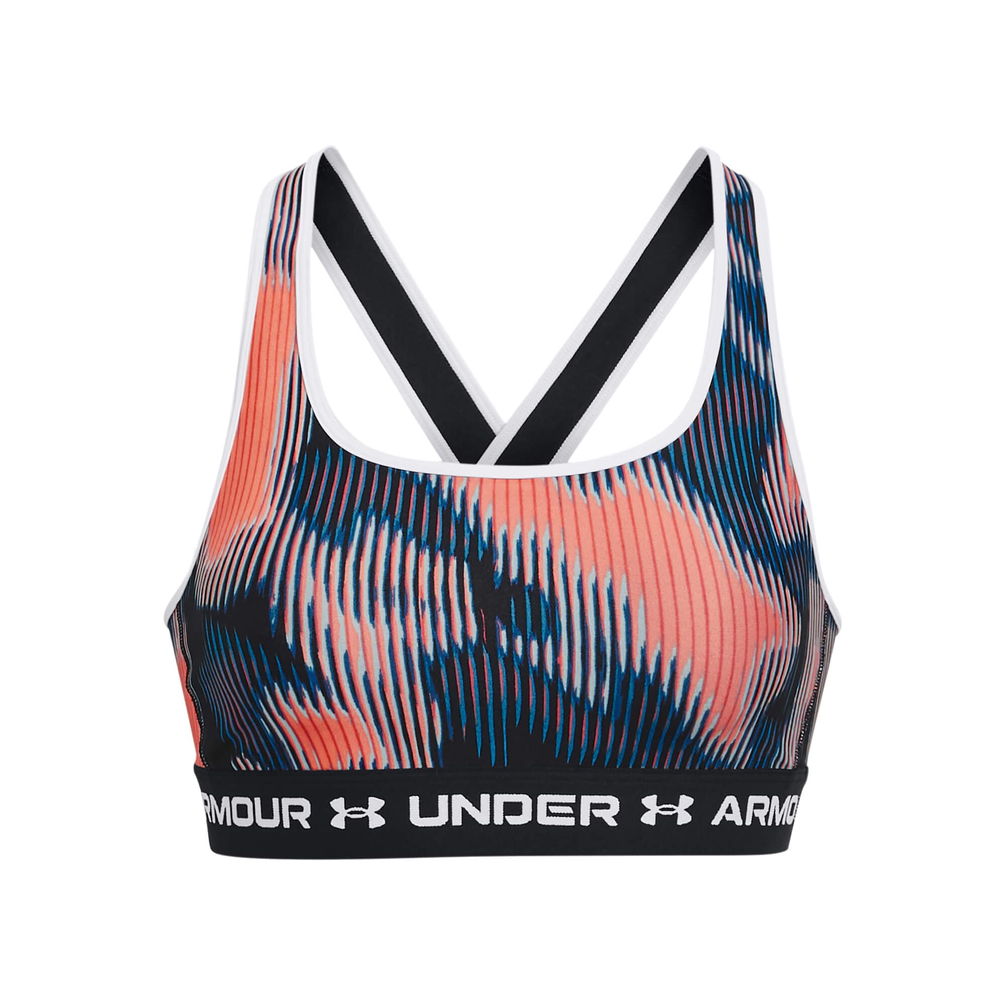 Under Armour UA Crossback Mid Print Dámská sportovní podprsenka US S 1361042-963 - náhled 1