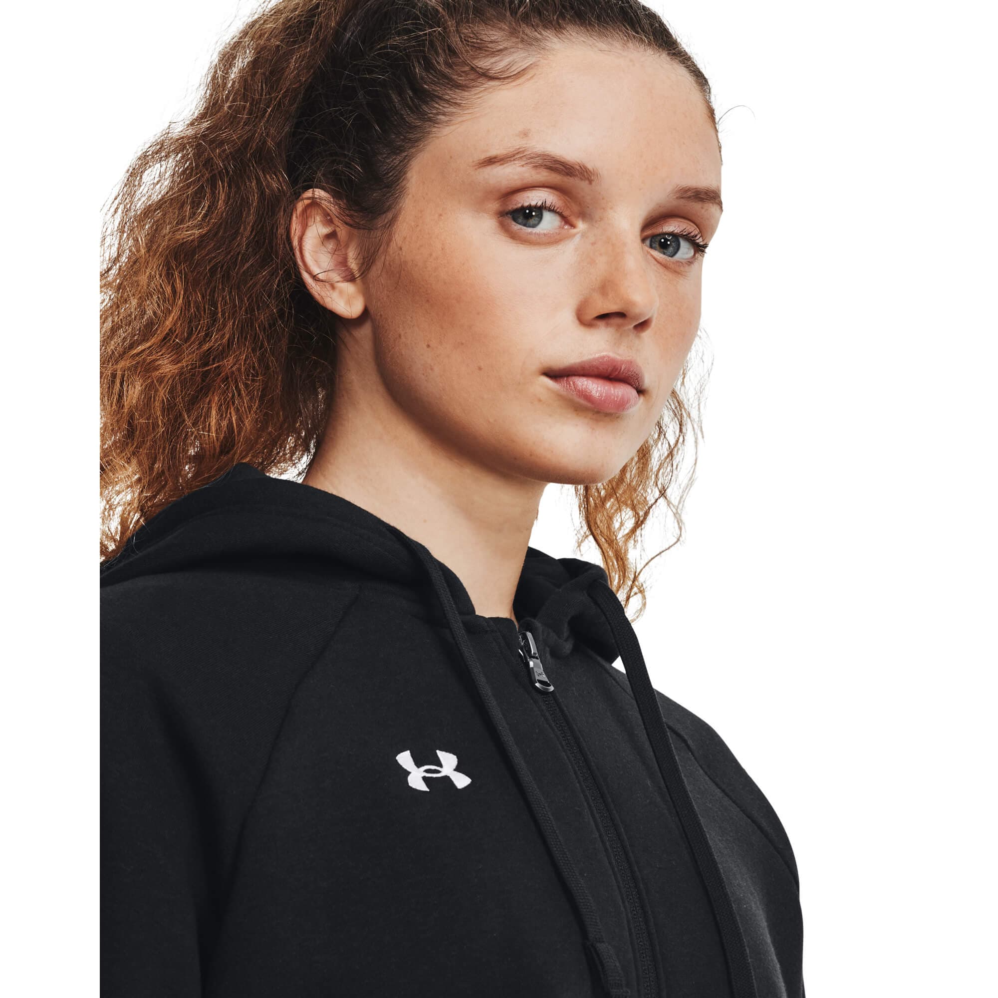Under Armour UA Rival Fleece FZ Hoodie Dámská mikina US L 1379497-001 - náhled 5