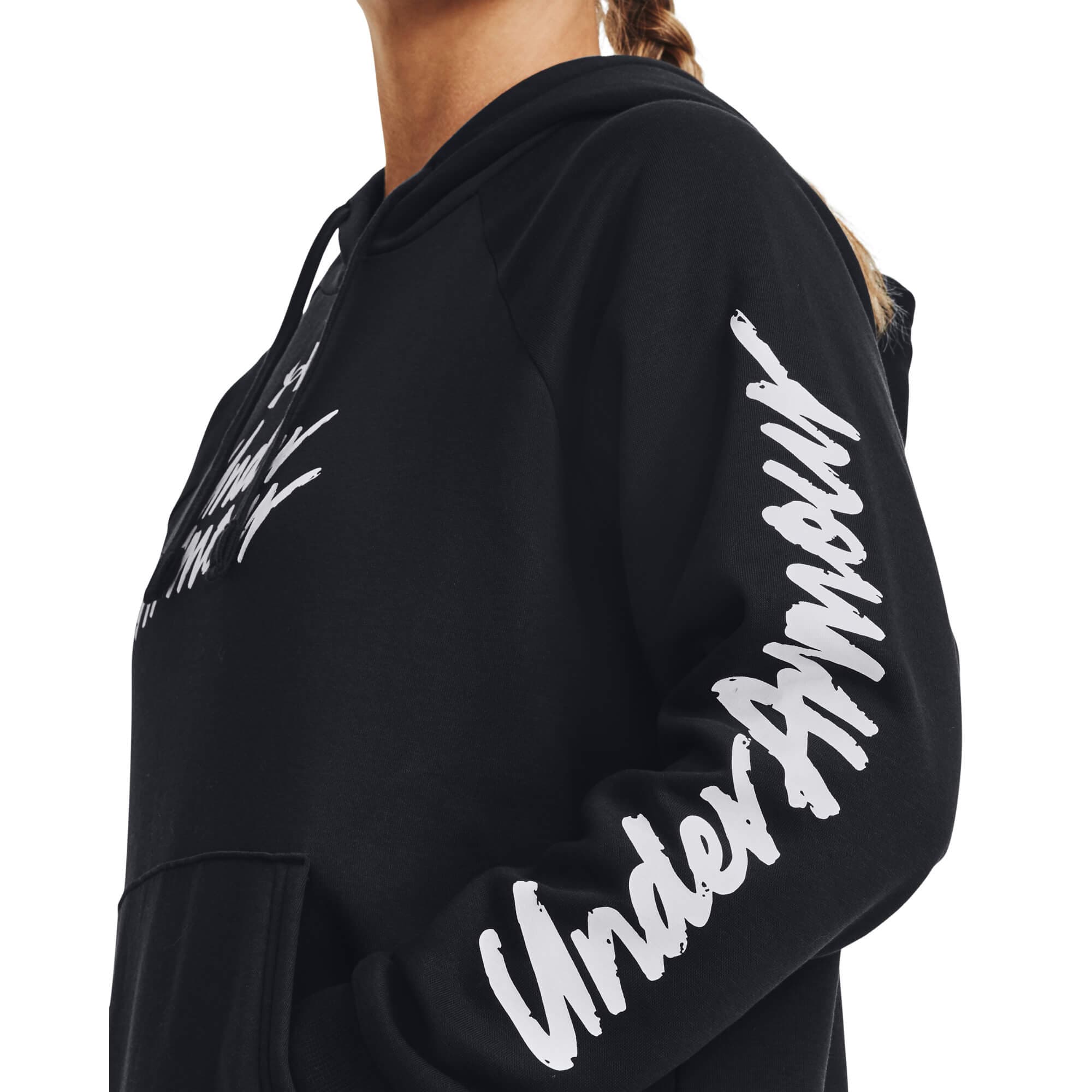 Under Armour UA Rival Fleece Graphic Hdy Dámská mikina US M 1379609-001 - náhled 5