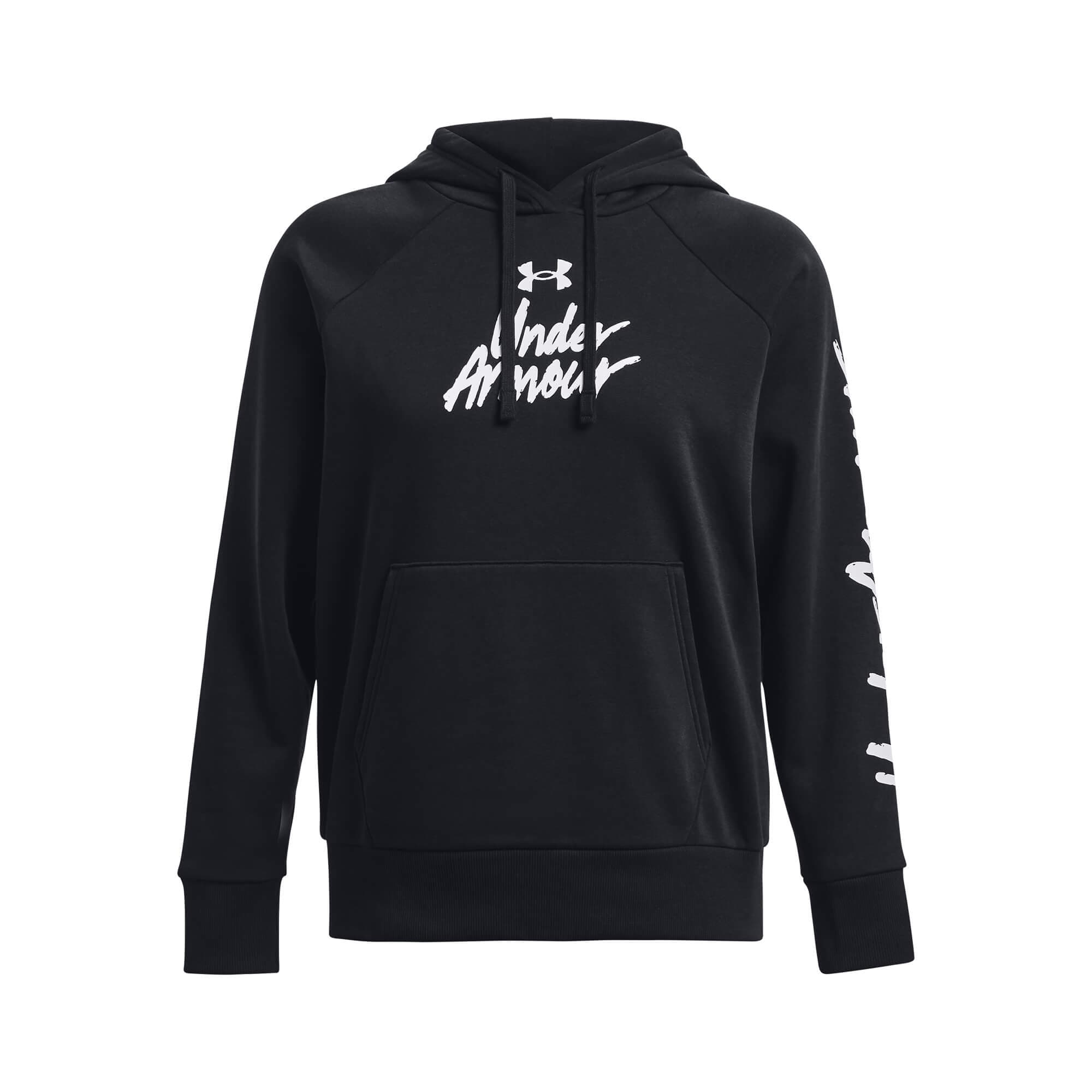 Under Armour UA Rival Fleece Graphic Hdy Dámská mikina US M 1379609-001 - náhled 3