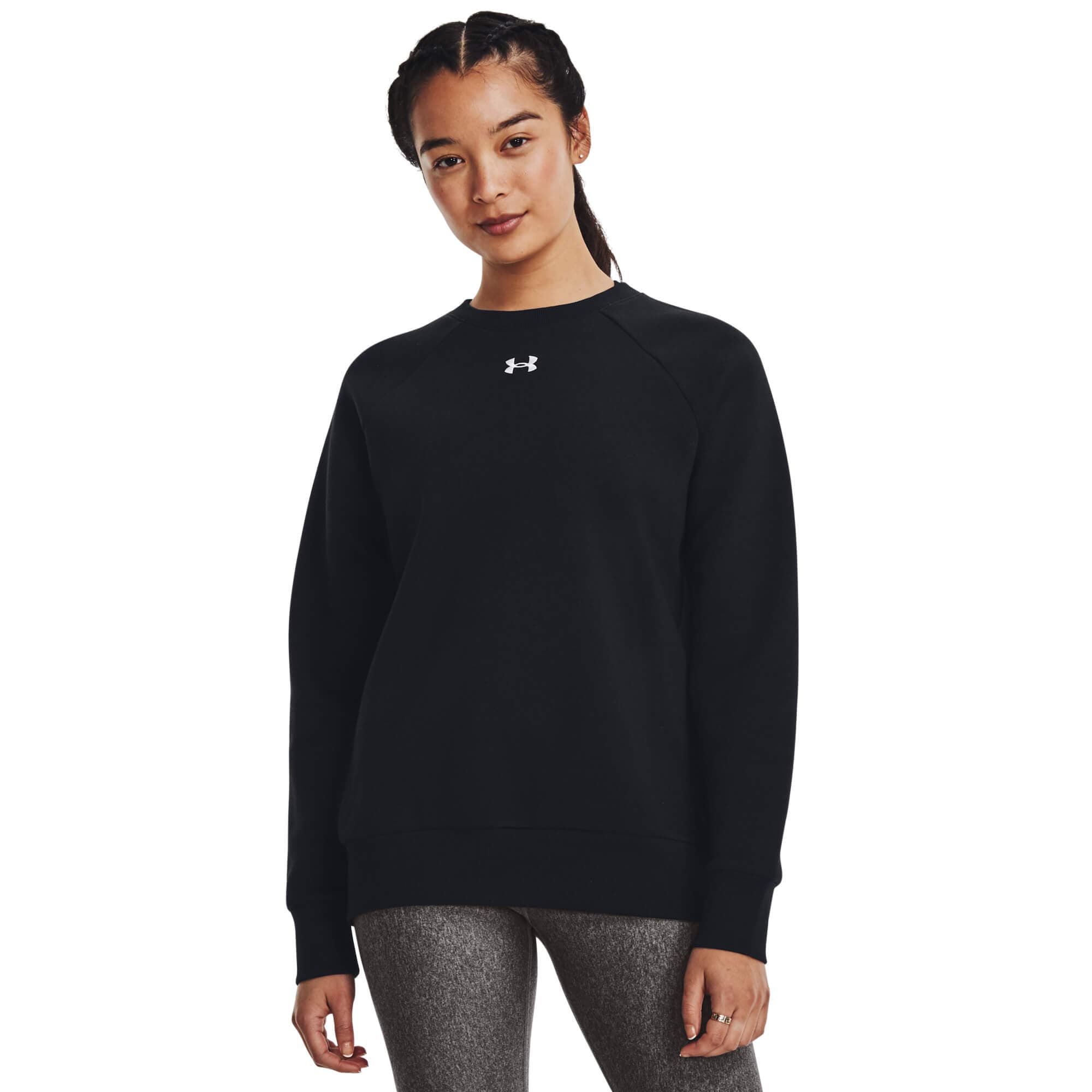 Under Armour UA Rival Fleece Crew Dámská mikina US XS 1379508-001 - náhled 3