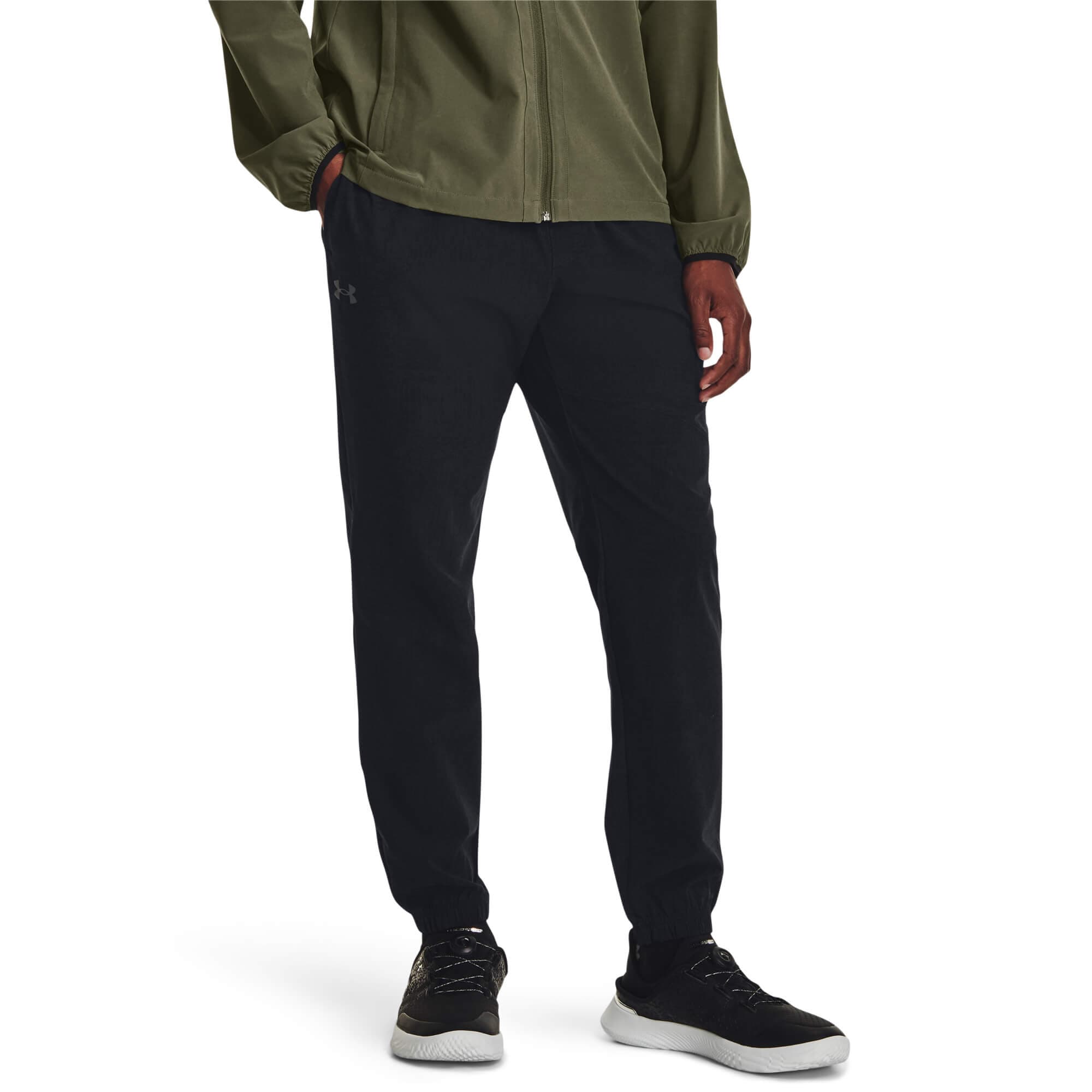 Under Armour UA Stretch Woven Prtd Jgrs Pánské tepláky US L 1379682-001 - náhled 1