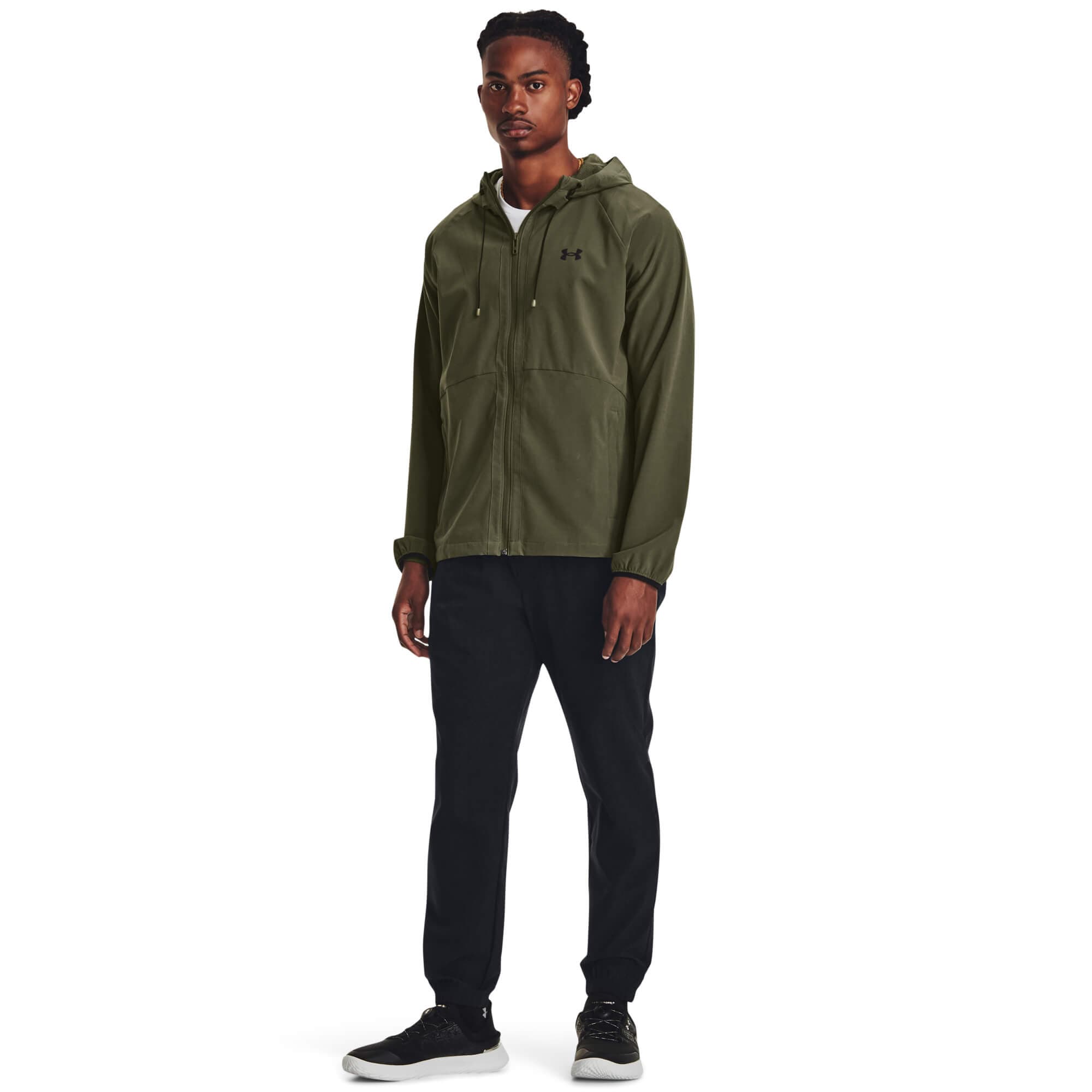 Under Armour UA Stretch Woven Prtd Jgrs Pánské tepláky US L 1379682-001 - náhled 3