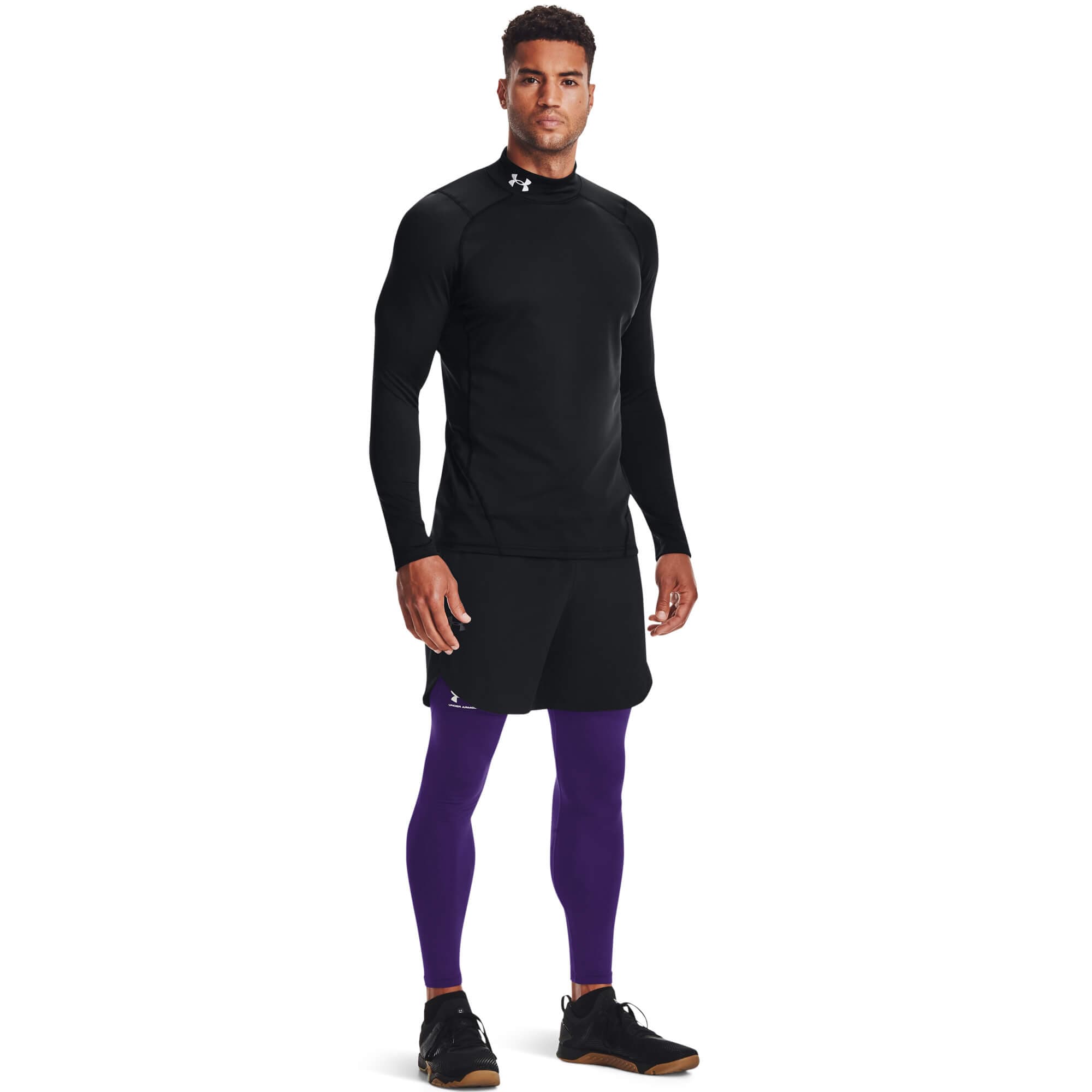 Under Armour UA CG Armour Fitted Mock Pánské tričko US XL 1366066-001 - náhled 3