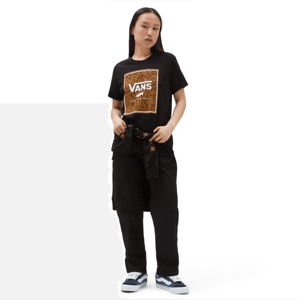 Vans WYLD TANGLE ANIMAL BFF HOODIE Dámská mikina US XS VN000A7FBLK1 - náhled 3