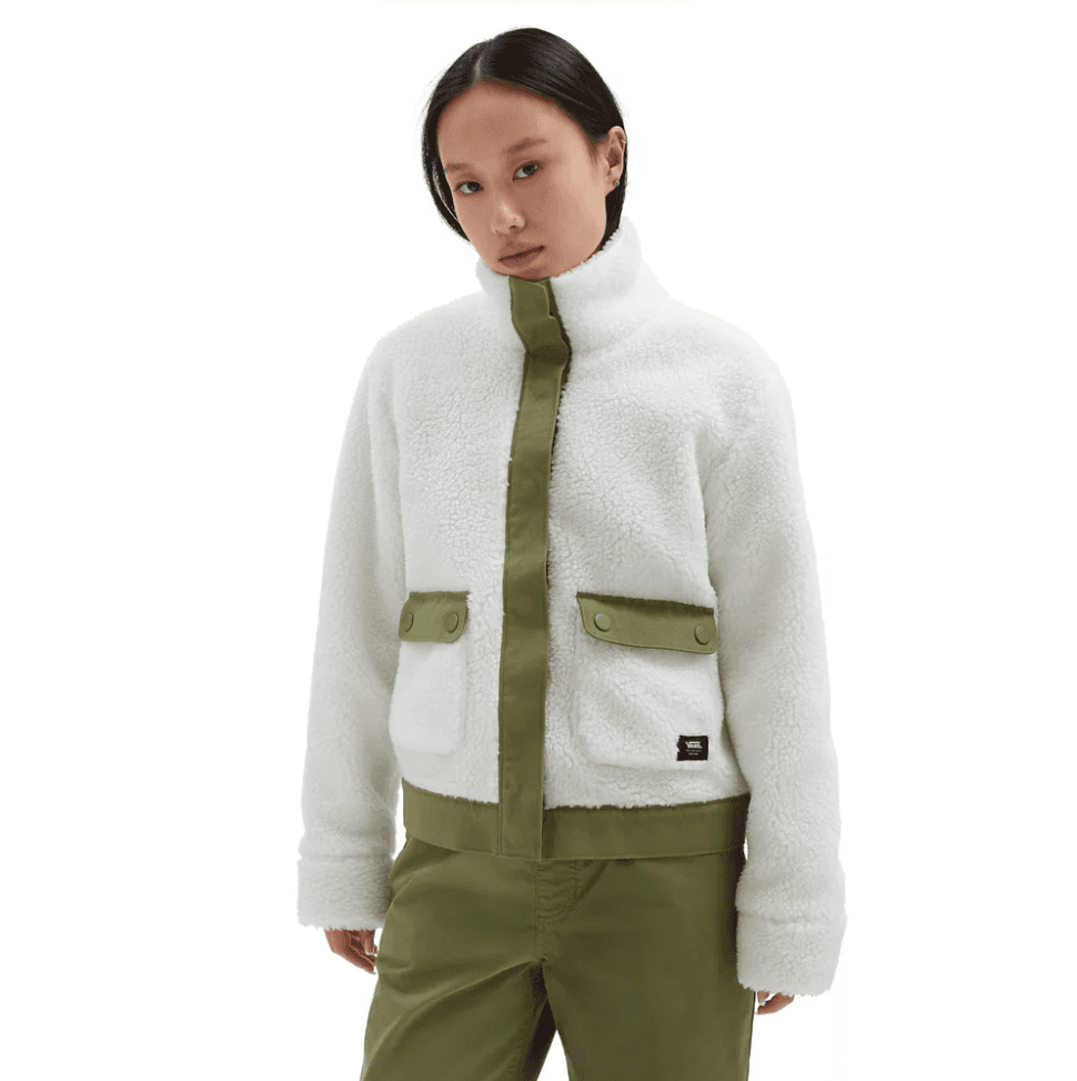 Vans TEVIS SHERPA JACKET Dámská bunda US L VN00075FFS81 - náhled 1