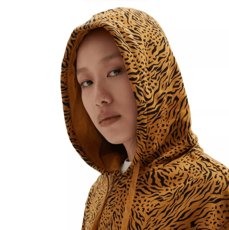 Vans SCOUT ANIMAL HOODIE Dámská mikina US S VN000A7G1M71 - náhled 4
