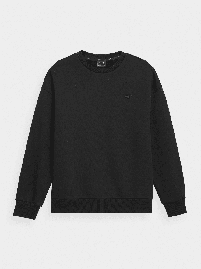 4F 4FSS23TSWSF537 DEEP BLACK Dámská mikina US L 4FSS23TSWSF537 DEEP BLACK