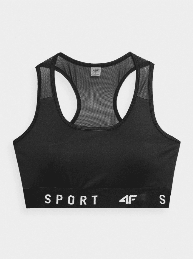 4F 4FSS23USBAF051 DEEP BLACK Sportovní podprsenka US L 4FSS23USBAF051 DEEP BLACK - náhled 1