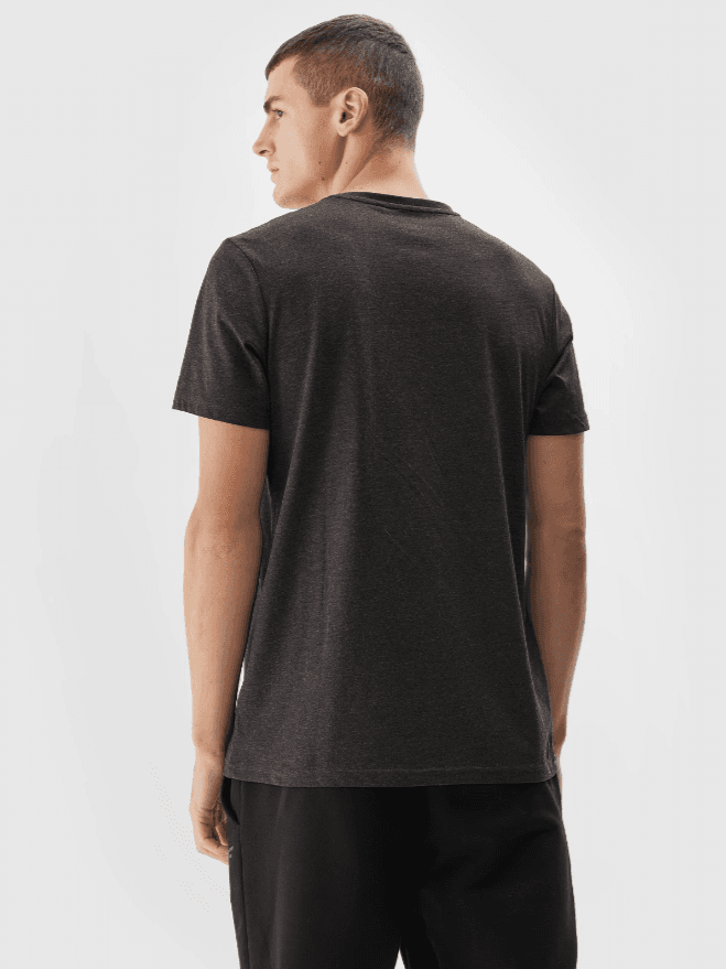 4F 4FSS23TTSHM539 DARK GREY MELANGE Pánské tričko US M 4FSS23TTSHM539 DARK GREY ME - náhled 5