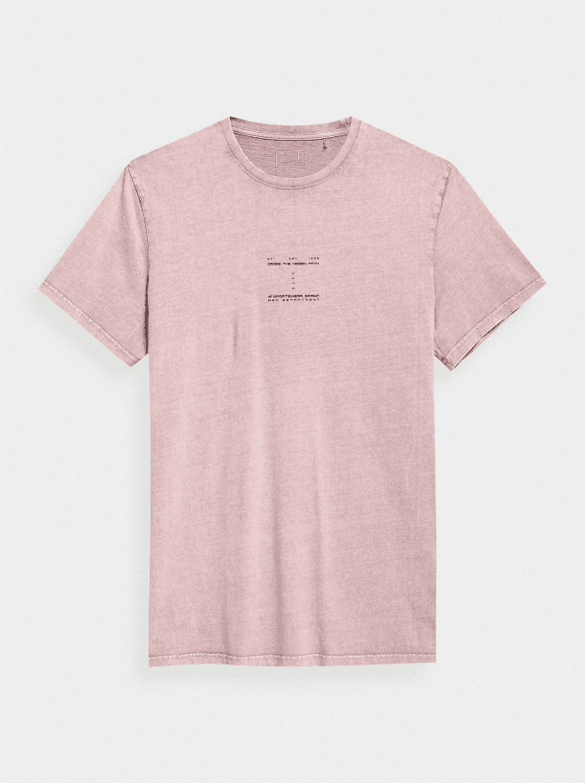 4F 4FSS23TTSHM296 PALE CORAL Pánské tričko US 3XL 4FSS23TTSHM296 PALE CORAL - náhled 1